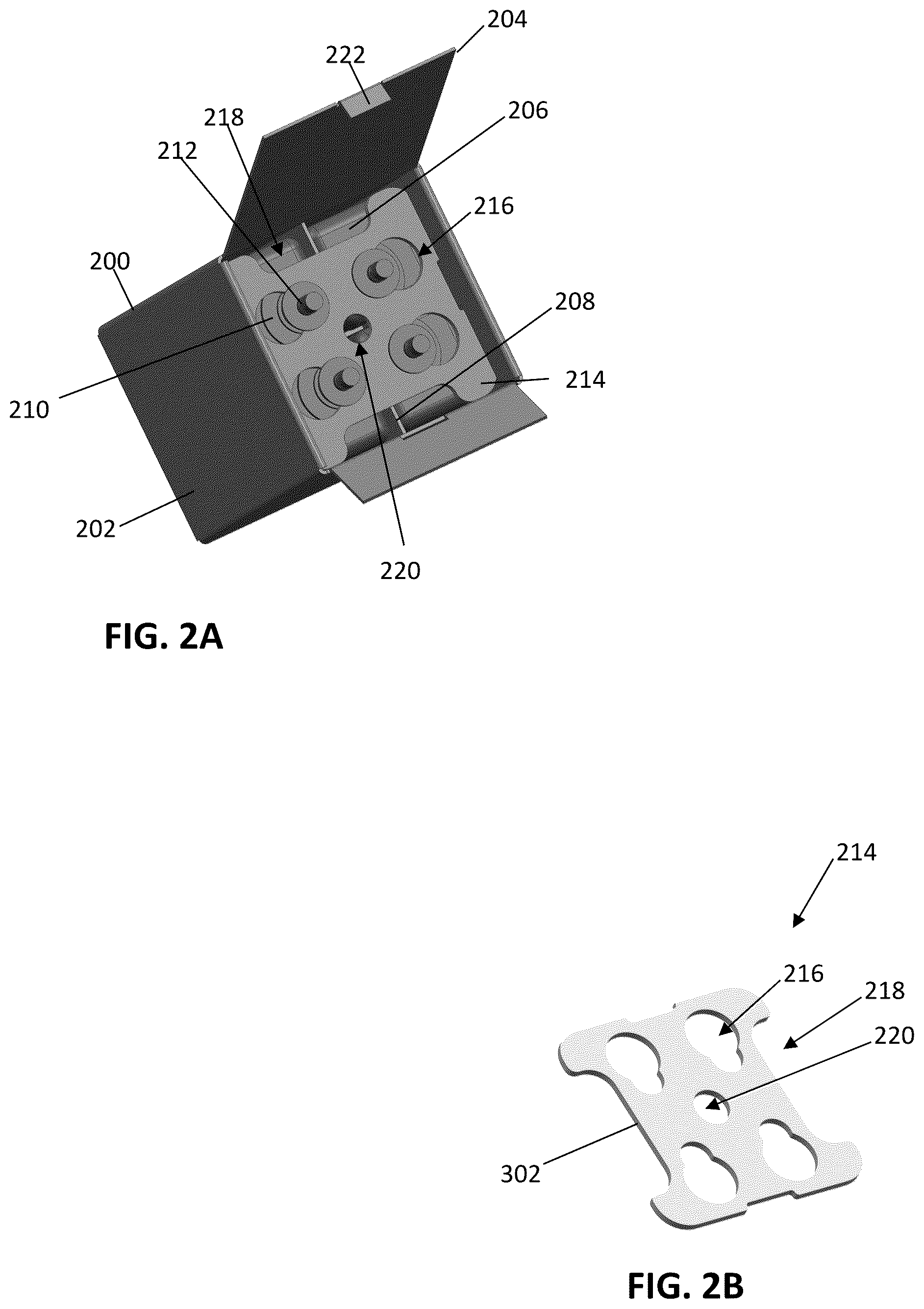 Patent US12297025 Figure 2 – Box for receipt of bags containing liquid