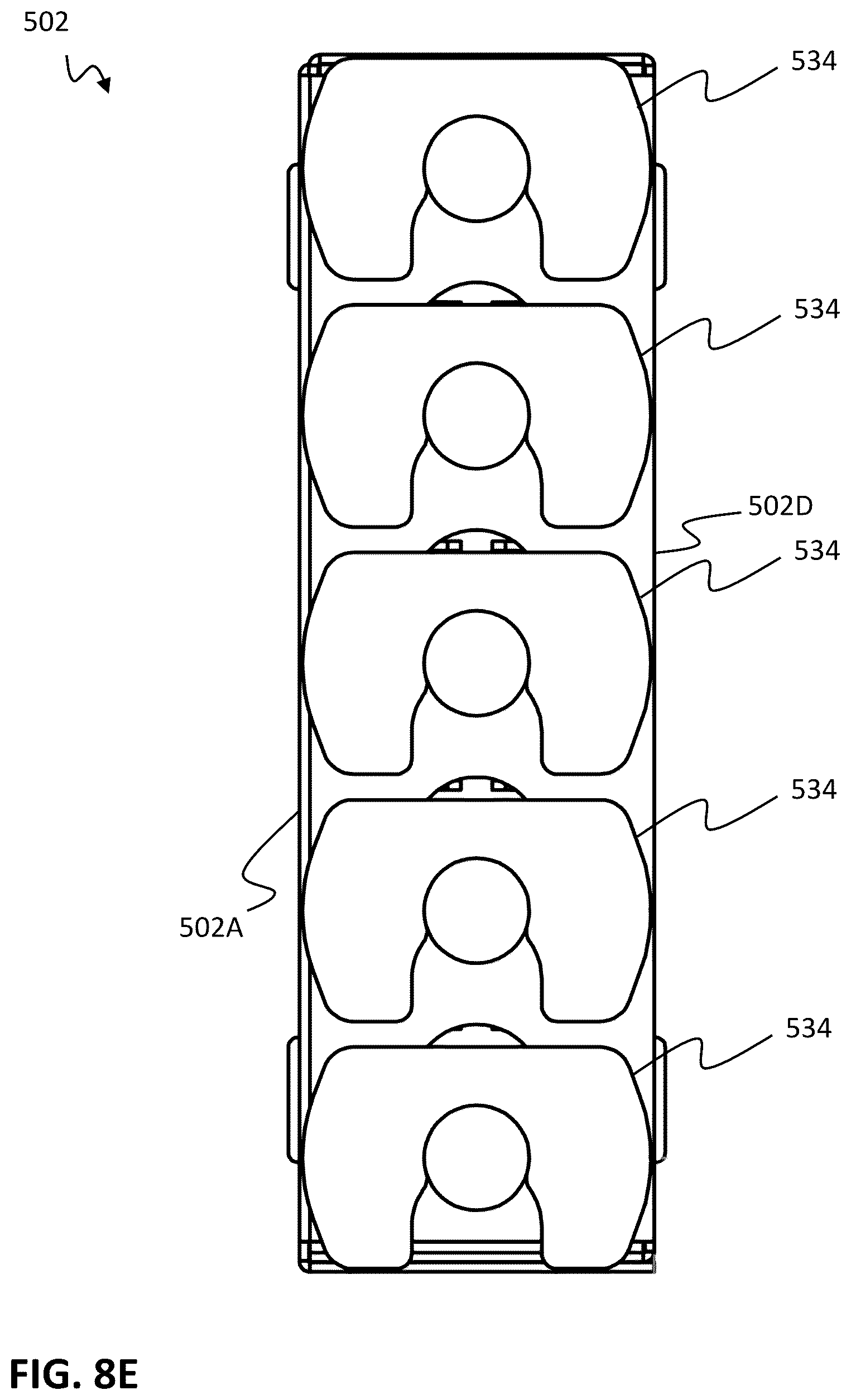 Patent US12297025 Figure 16 – Box for receipt of bags containing liquid