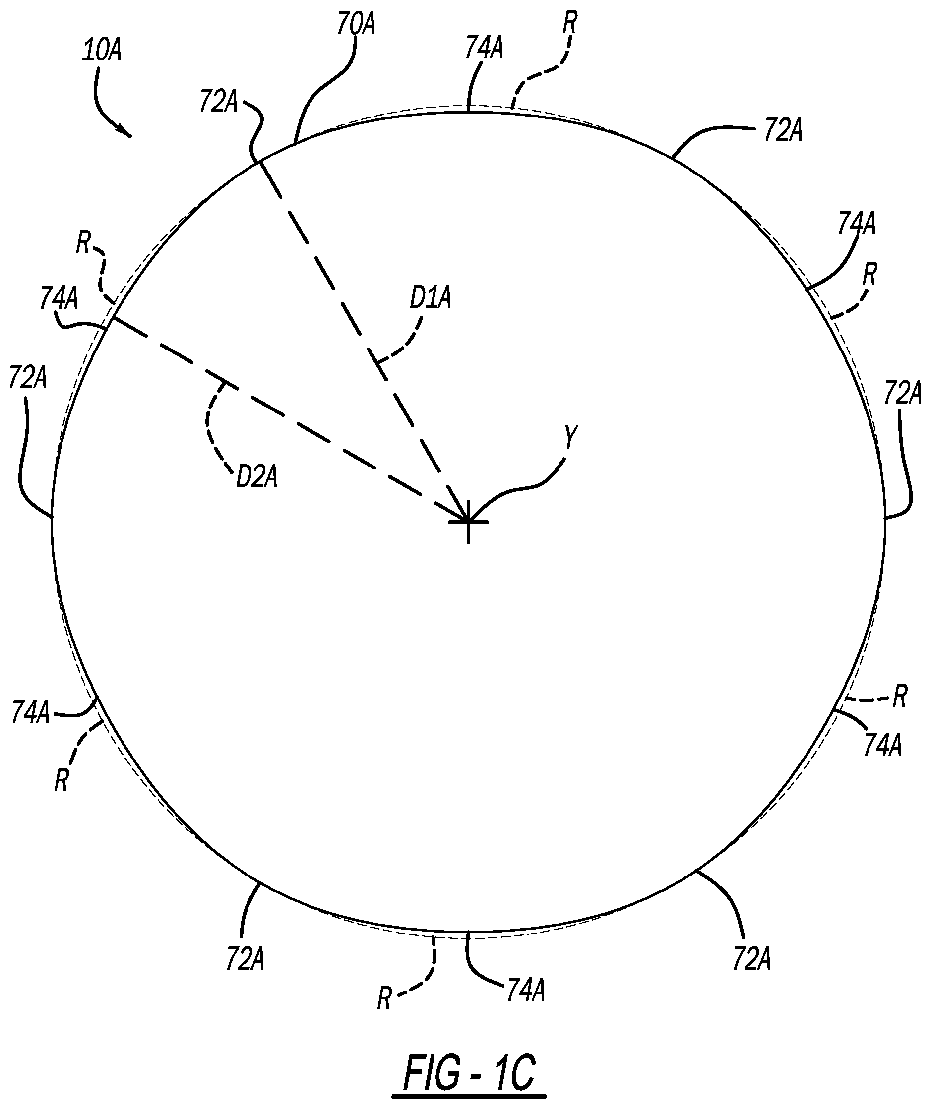 Patent US12297028 Figure 3 – Polymeric container including a body with a plurality of oscillations