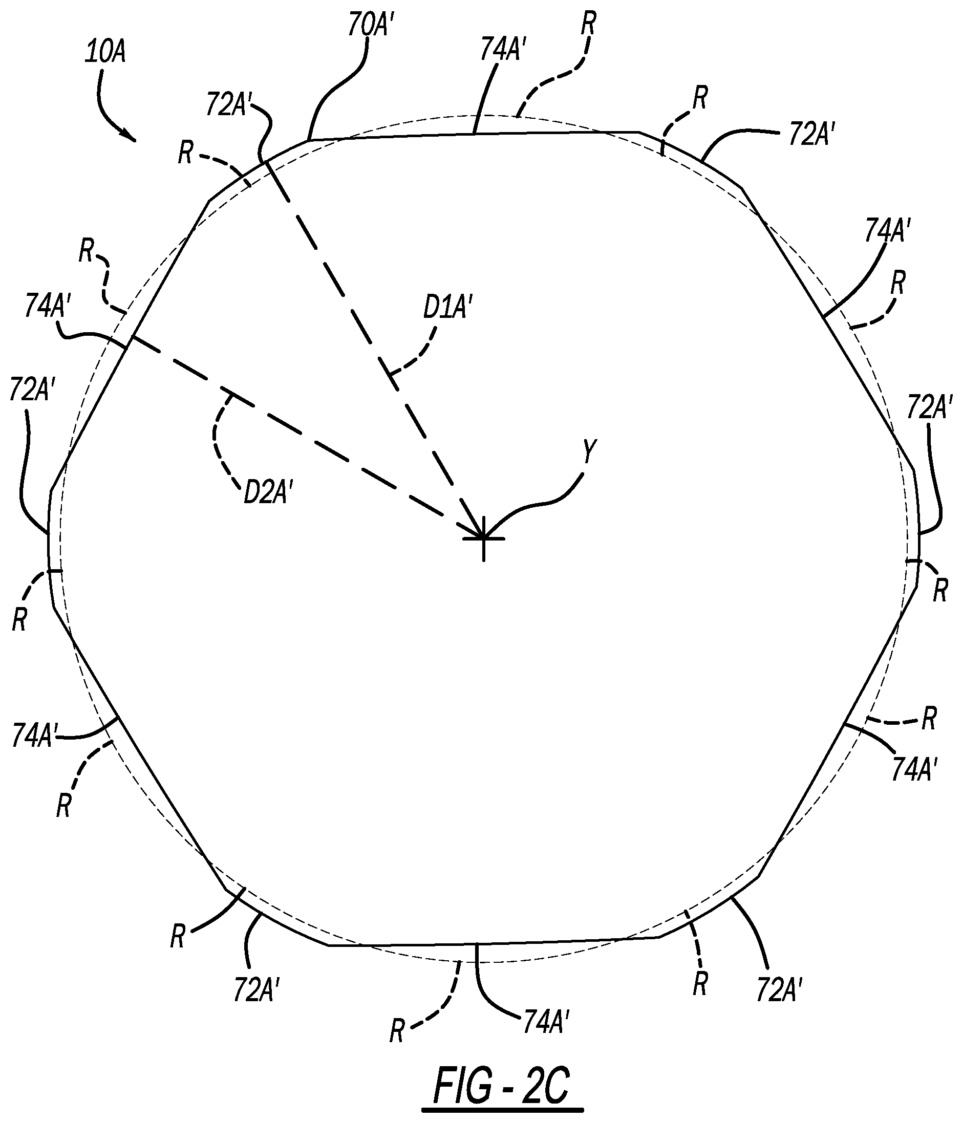 Patent US12297028 Figure 6 – Polymeric container including a body with a plurality of oscillations