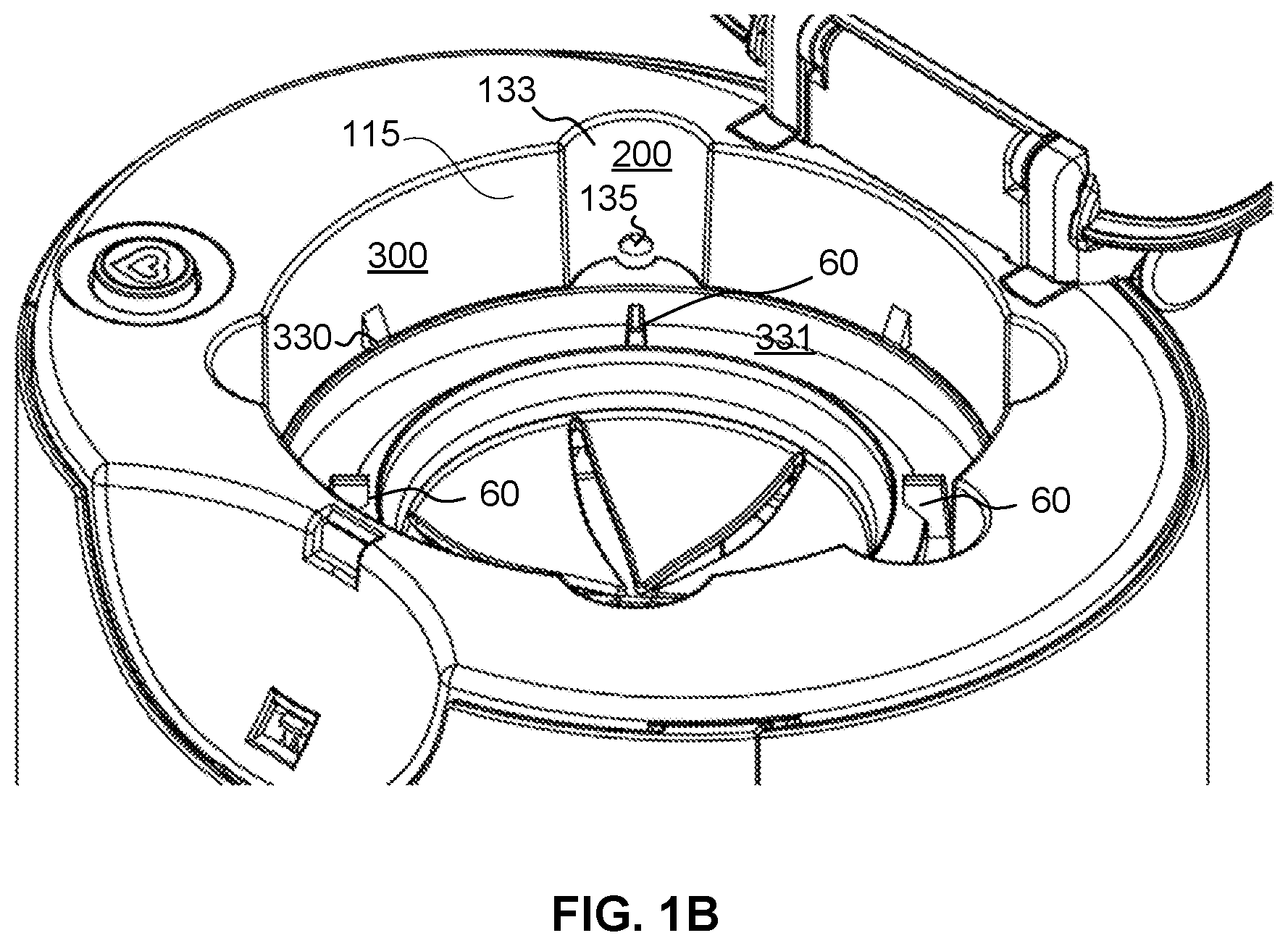 Patent US12297038 Figure 2 – Container for receiving multiple flexible bag assemblies
