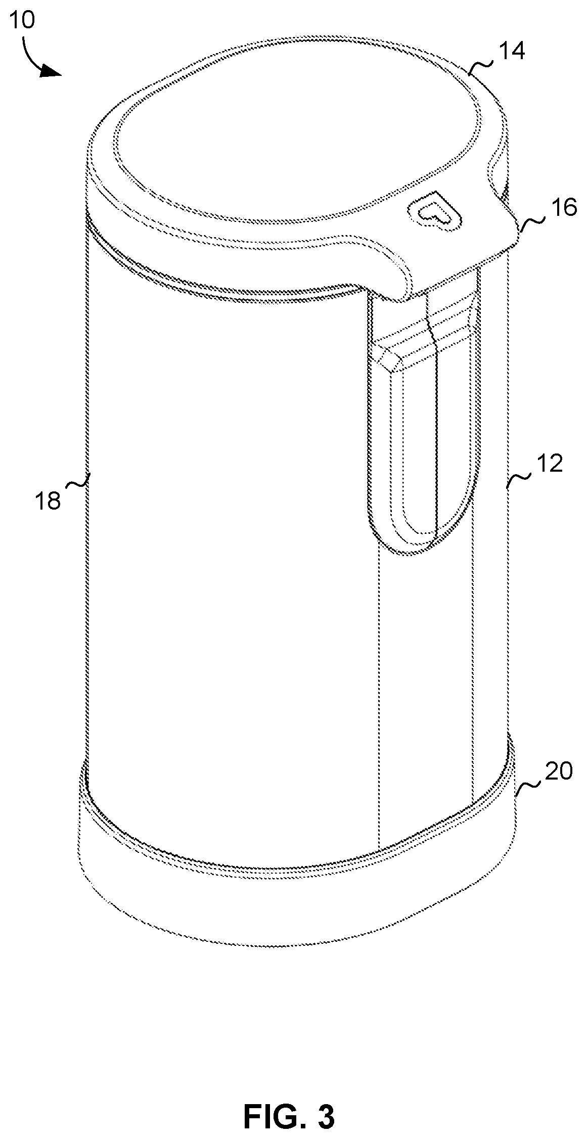 Patent US12297038 Figure 4 – Container for receiving multiple flexible bag assemblies