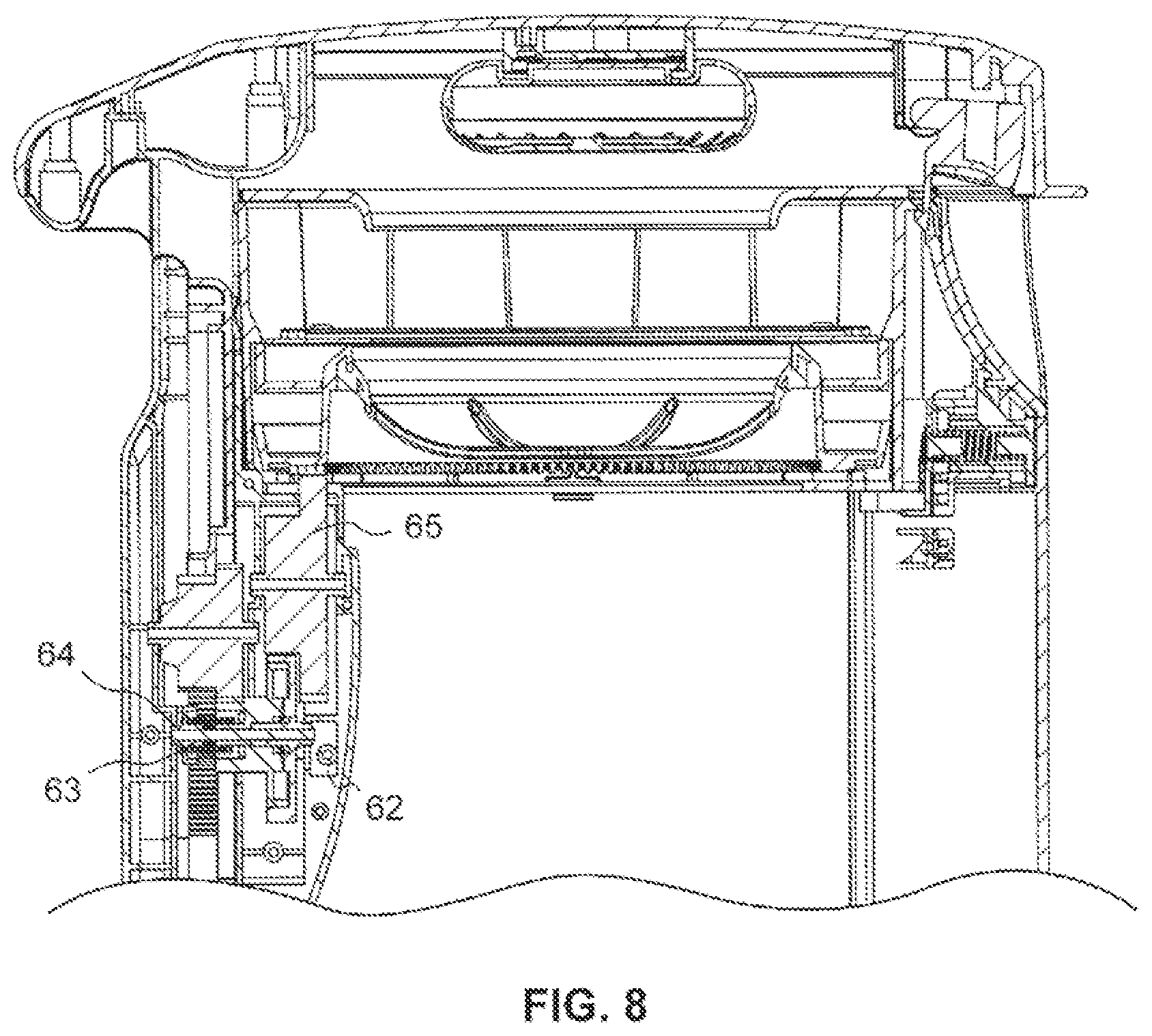 Patent US12297038 Figure 9 – Container for receiving multiple flexible bag assemblies