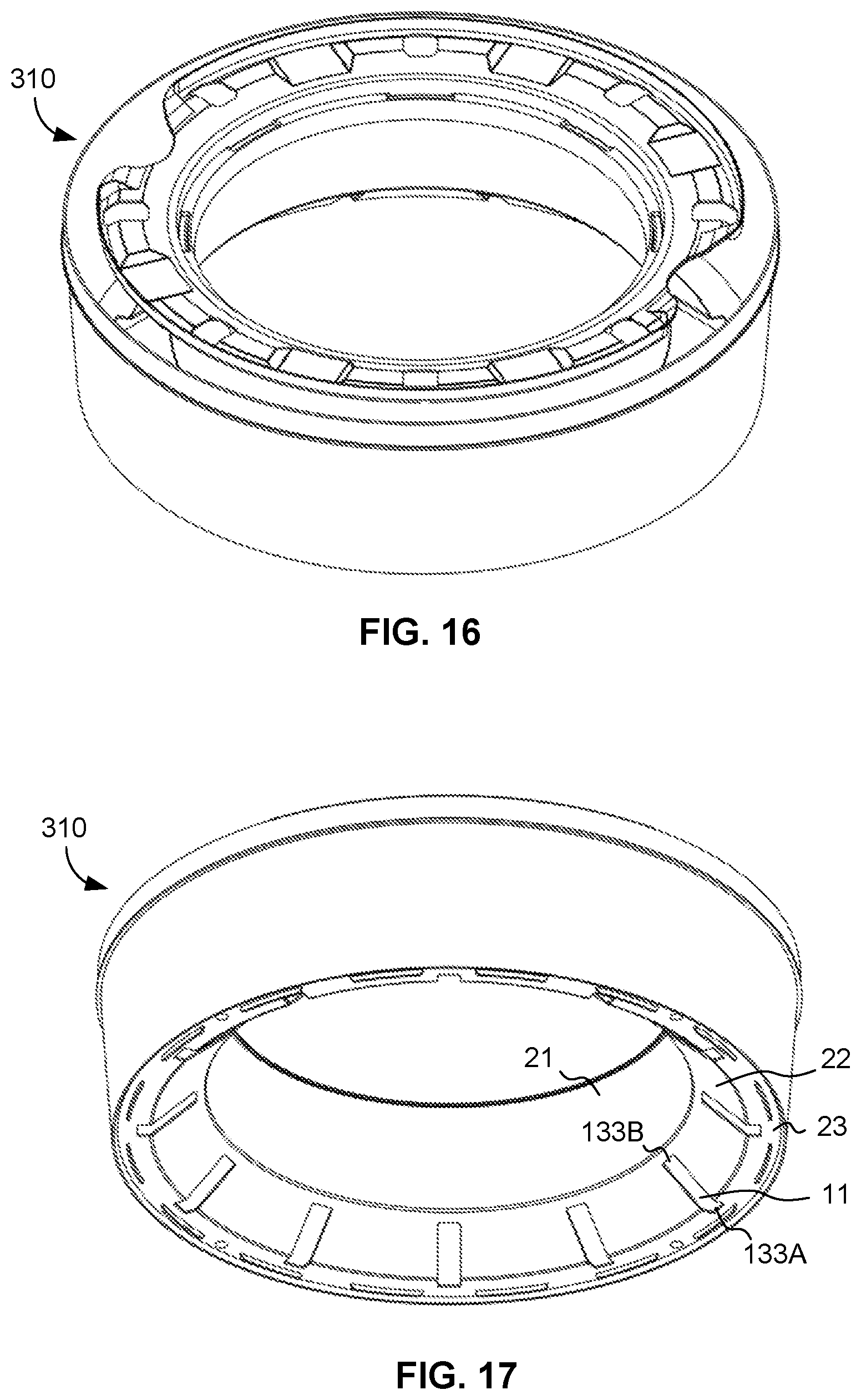 Patent US12297038 Figure 17 – Container for receiving multiple flexible bag assemblies