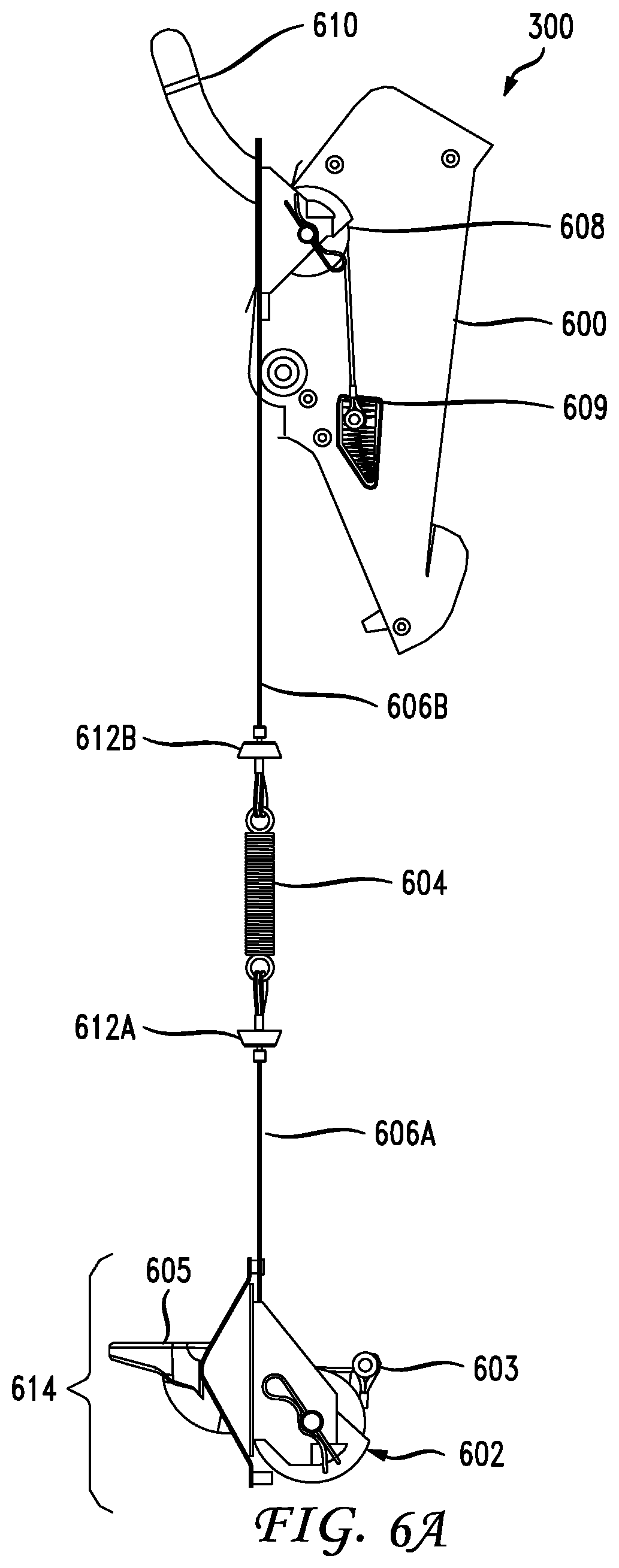 Patent US12297042 Figure 6 – Hands free storage receptacle