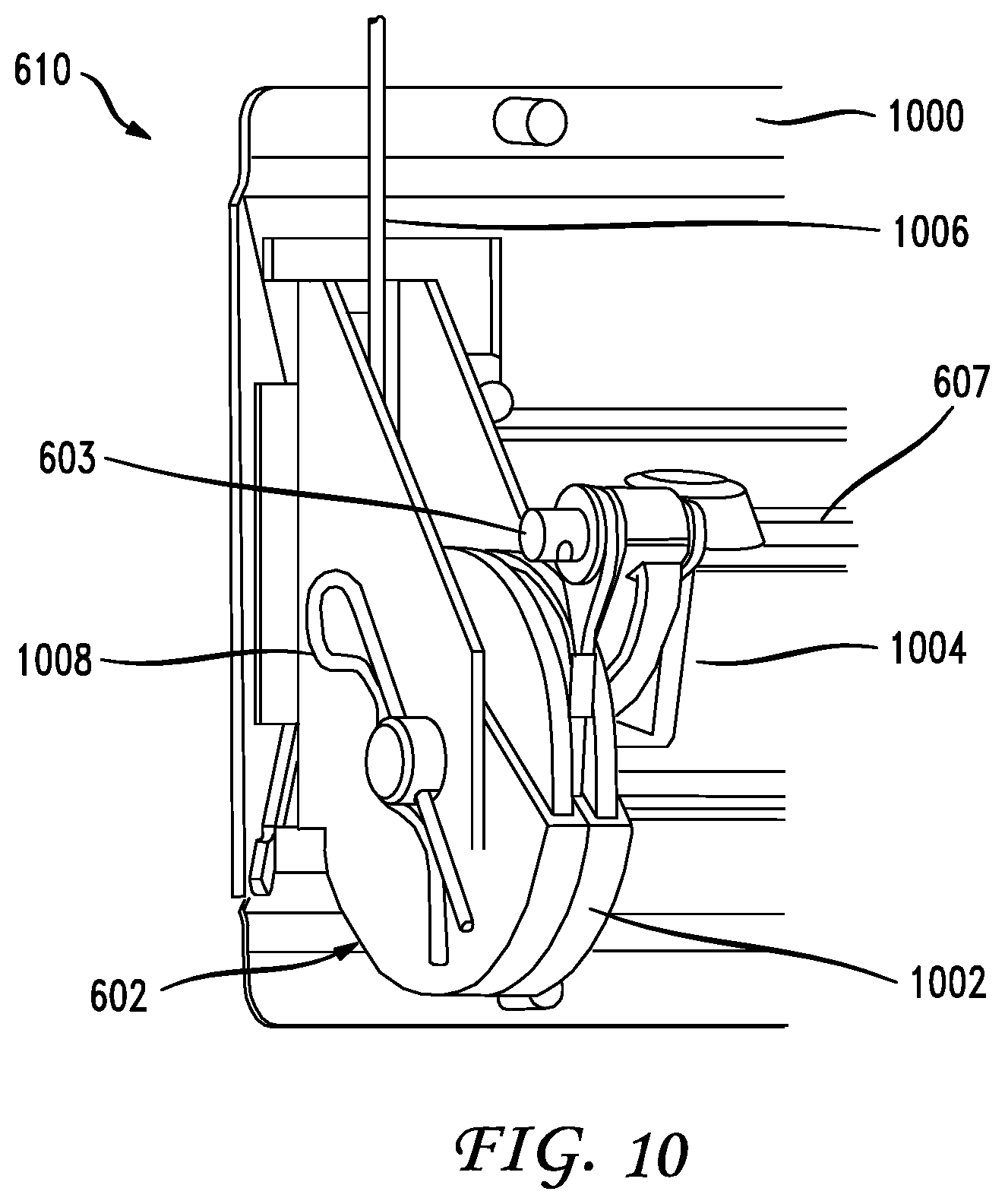 Patent US12297042 Figure 17 – Hands free storage receptacle