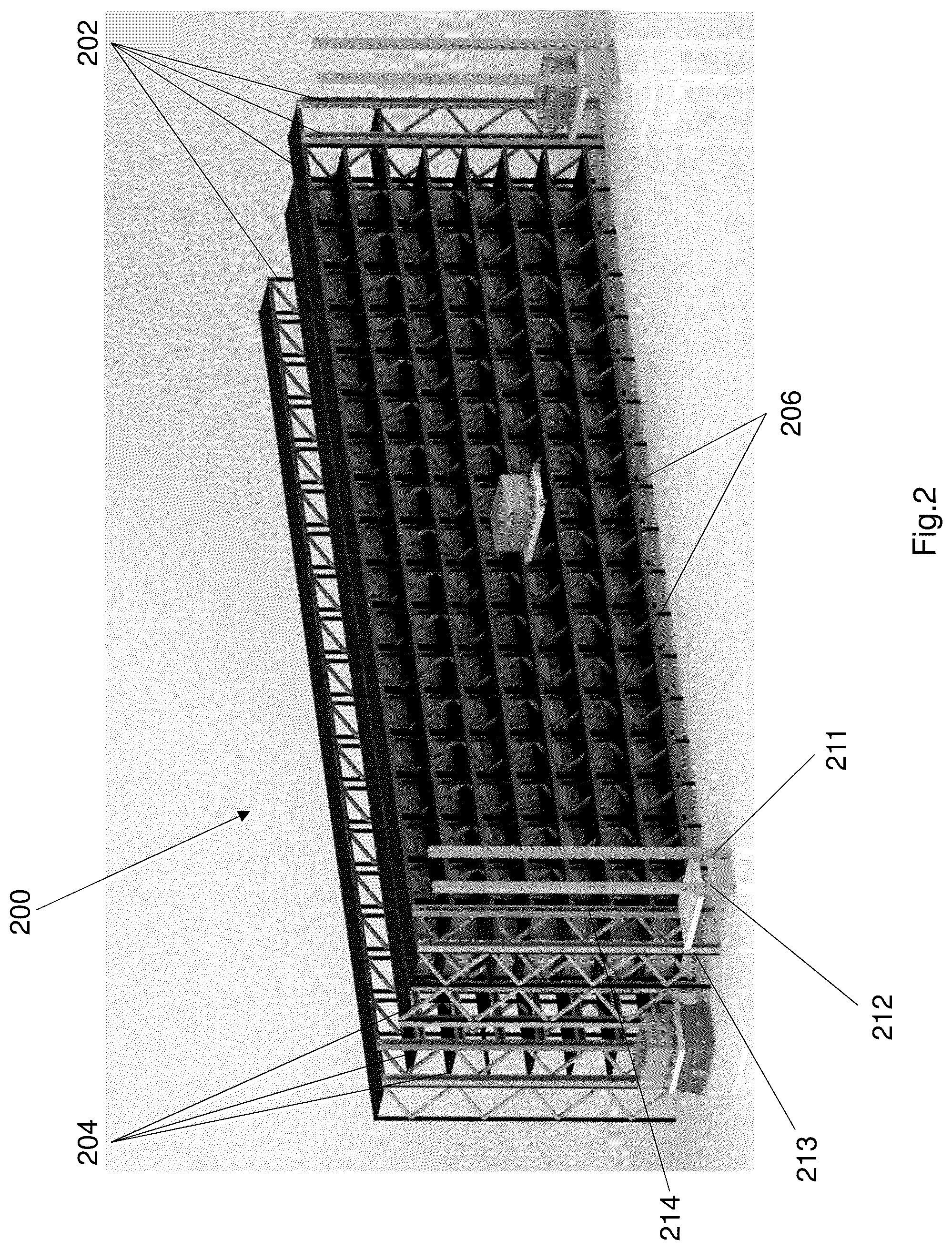 Patent US12297044 Figure 2 – Baggage management system and a method for baggage management