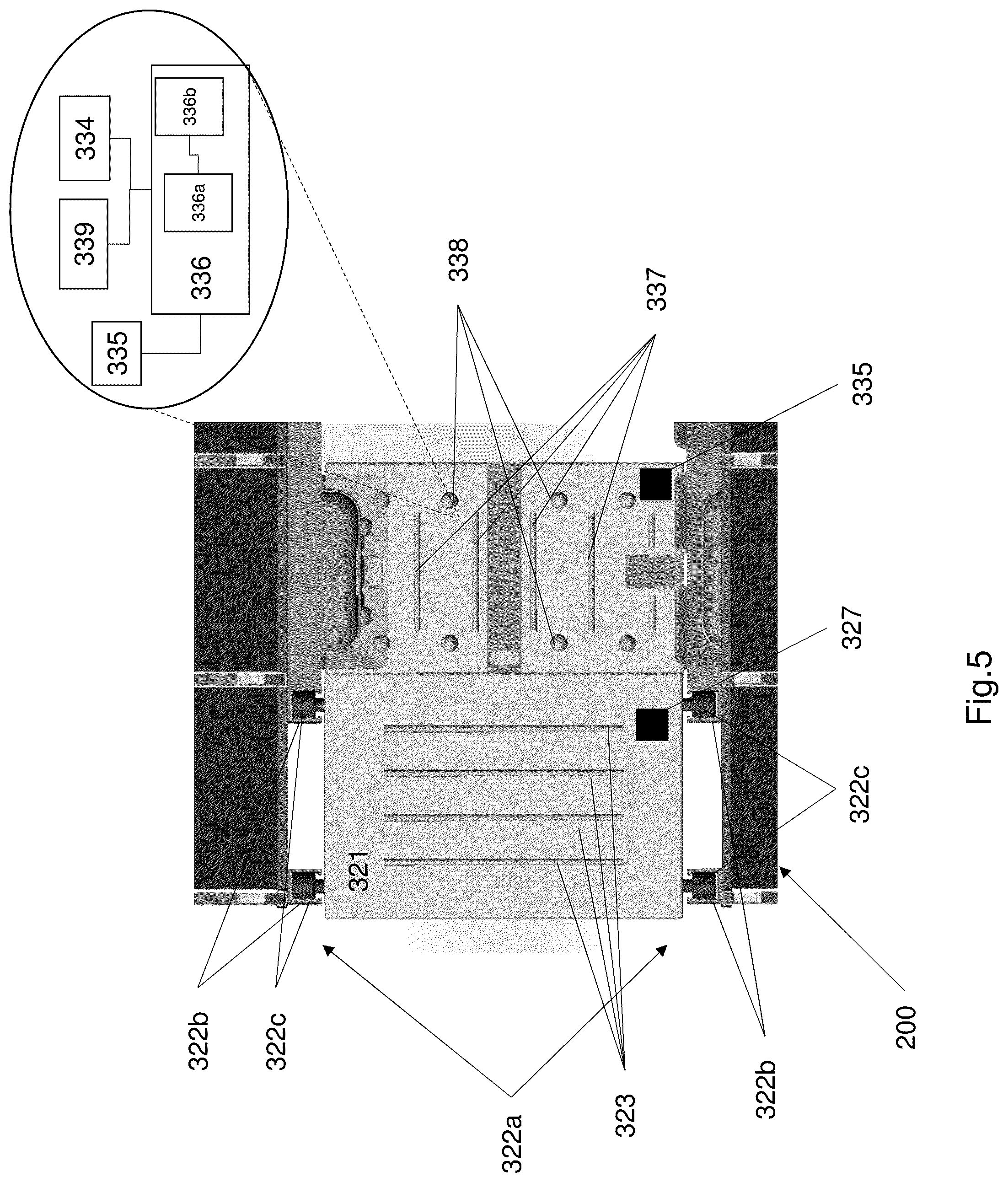 Patent US12297044 Figure 5 – Baggage management system and a method for baggage management