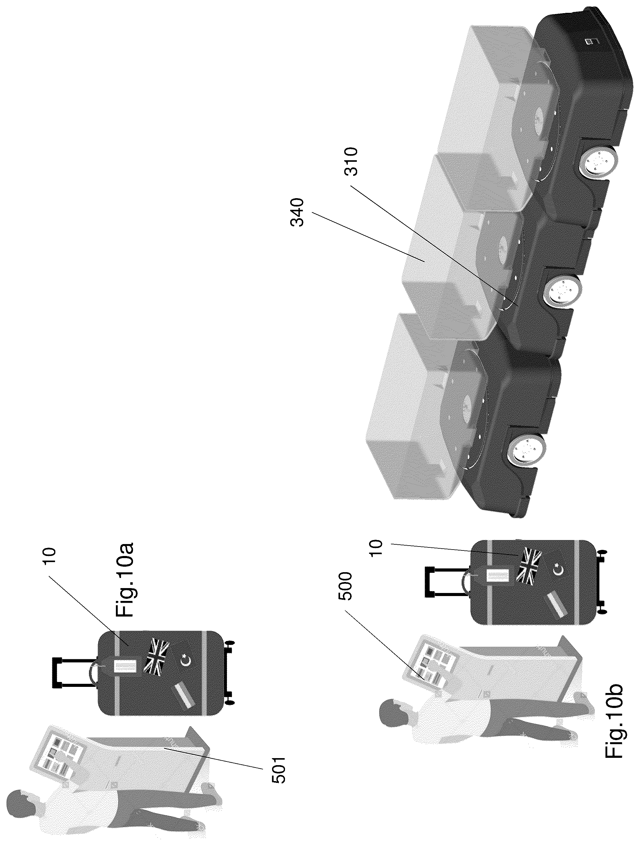 Patent US12297044 Figure 11 – Baggage management system and a method for baggage management