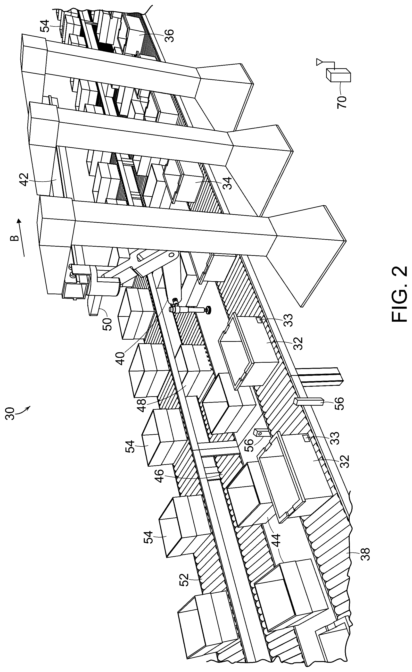 Patent US12297046 Figure 2 – Systems and methods for processing objects, including automated linear processing stations