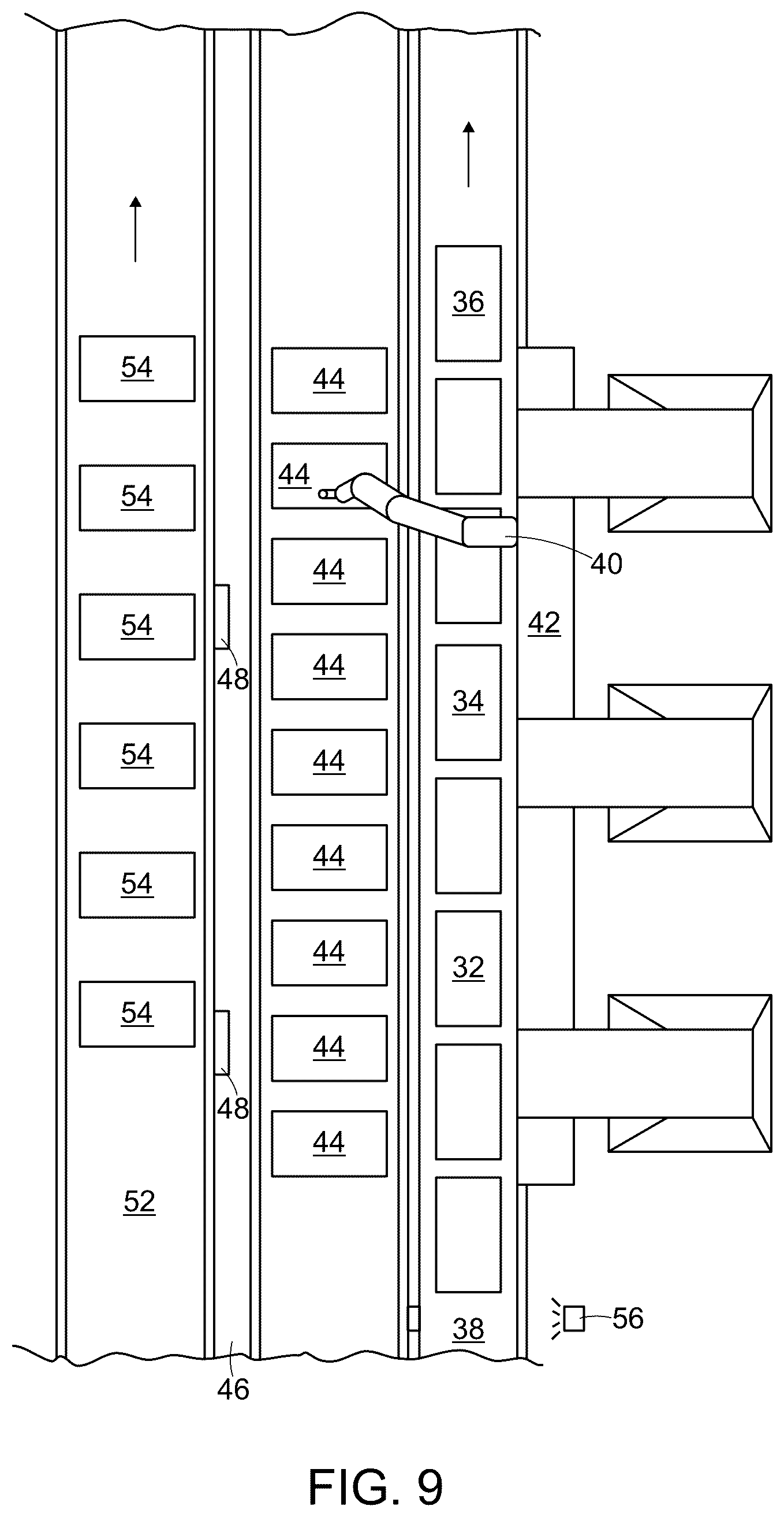 Patent US12297046 Figure 8 – Systems and methods for processing objects, including automated linear processing stations