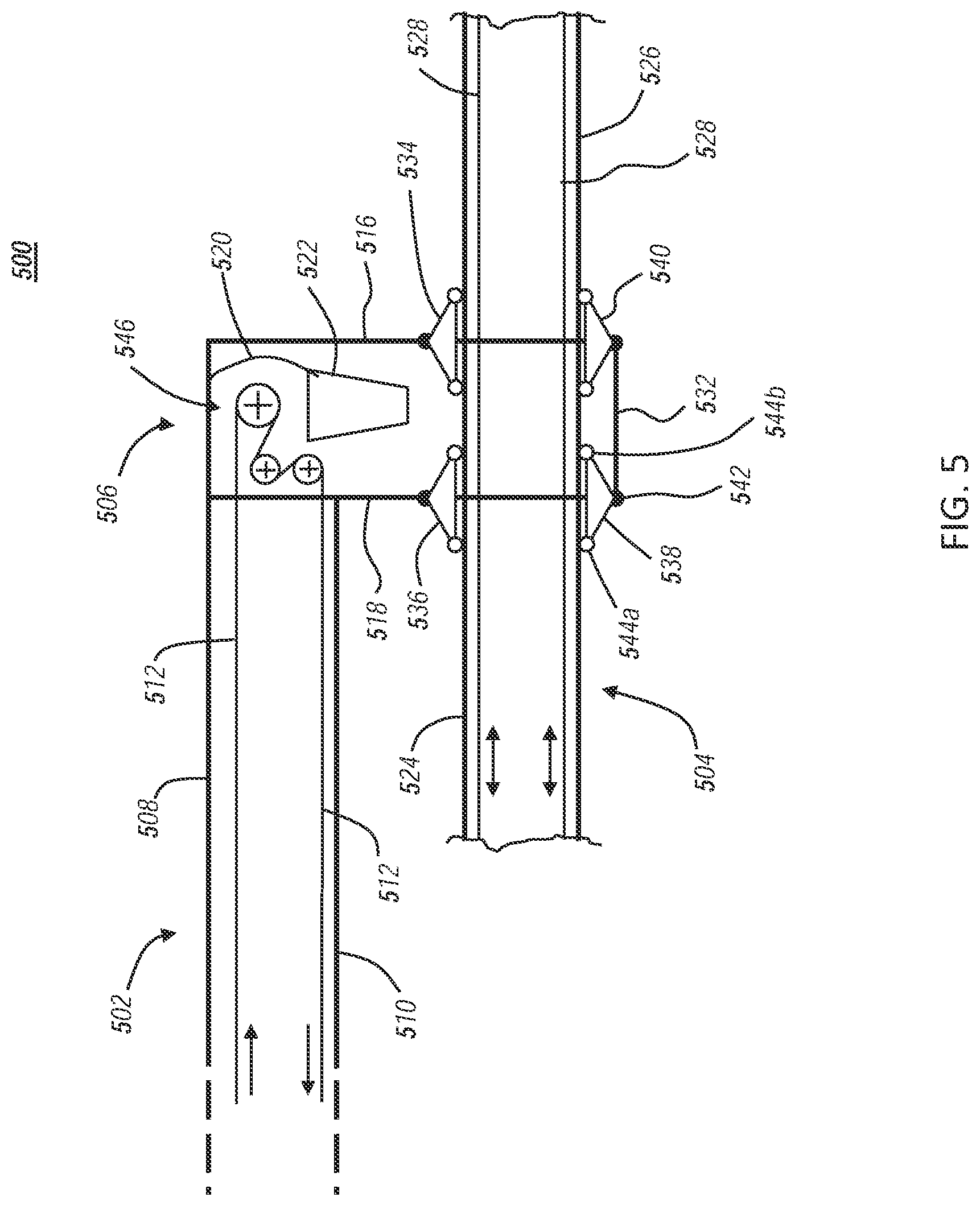 Patent US12297047 Figure 5 – Conveyor boom assembly having reversing distal section