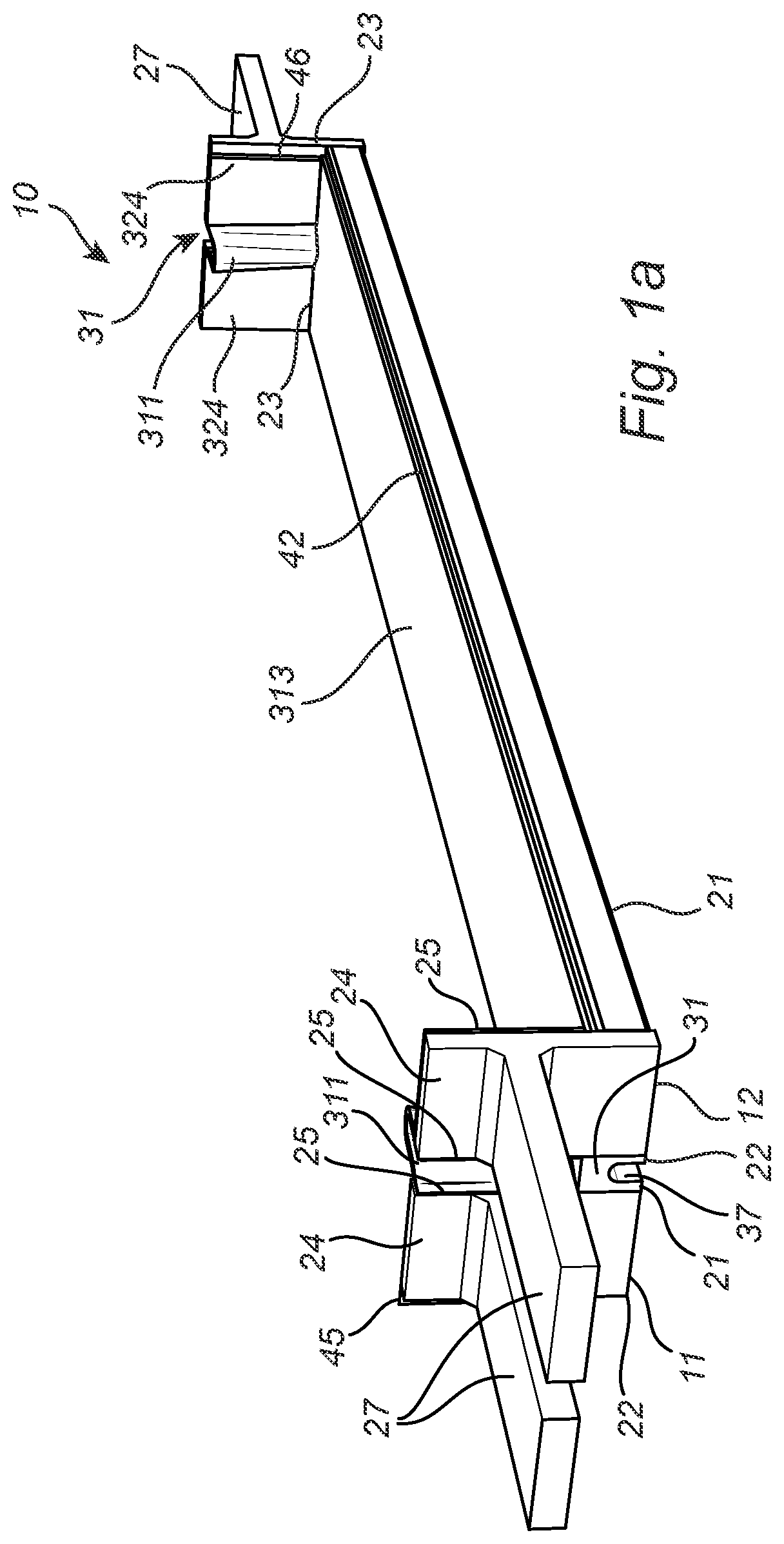 Patent US12297048 Figure 1 – Conveyor system unit and endless conveyor system