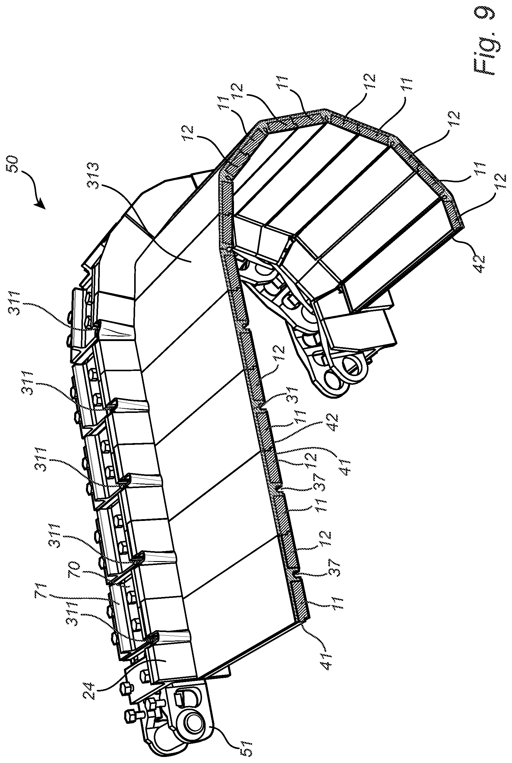 Patent US12297048 Figure 10 – Conveyor system unit and endless conveyor system