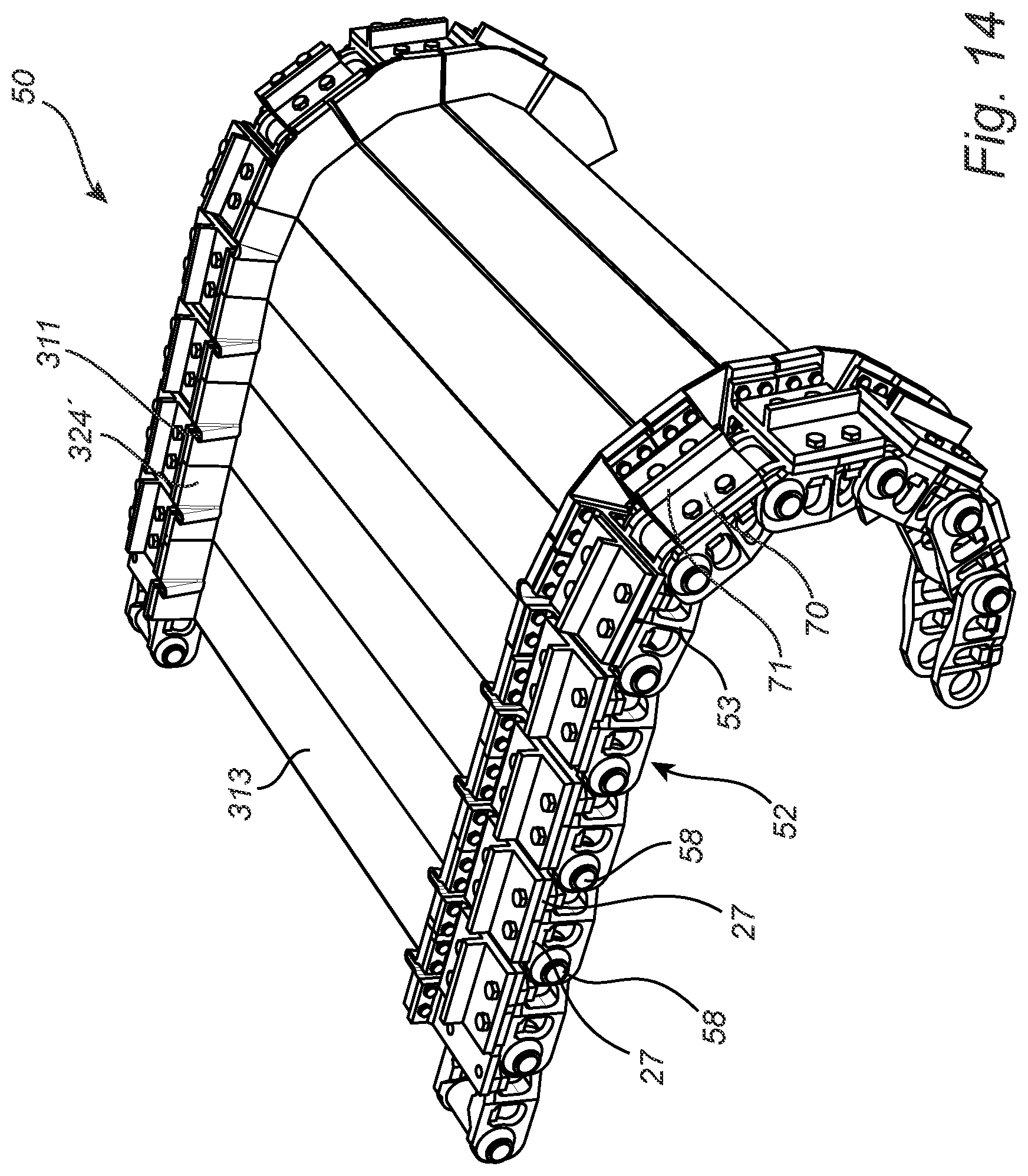 Patent US12297048 Figure 15 – Conveyor system unit and endless conveyor system