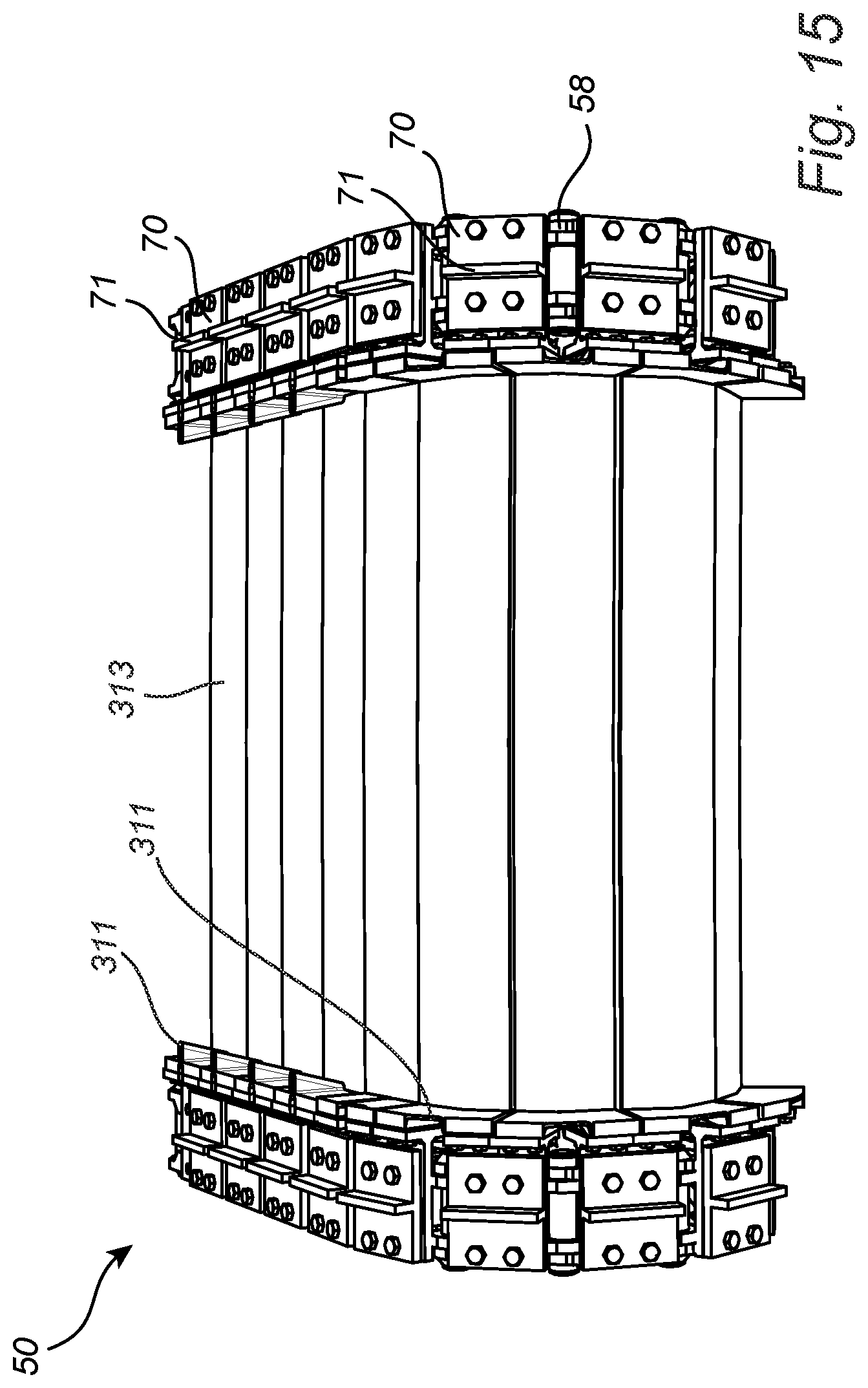 Patent US12297048 Figure 16 – Conveyor system unit and endless conveyor system