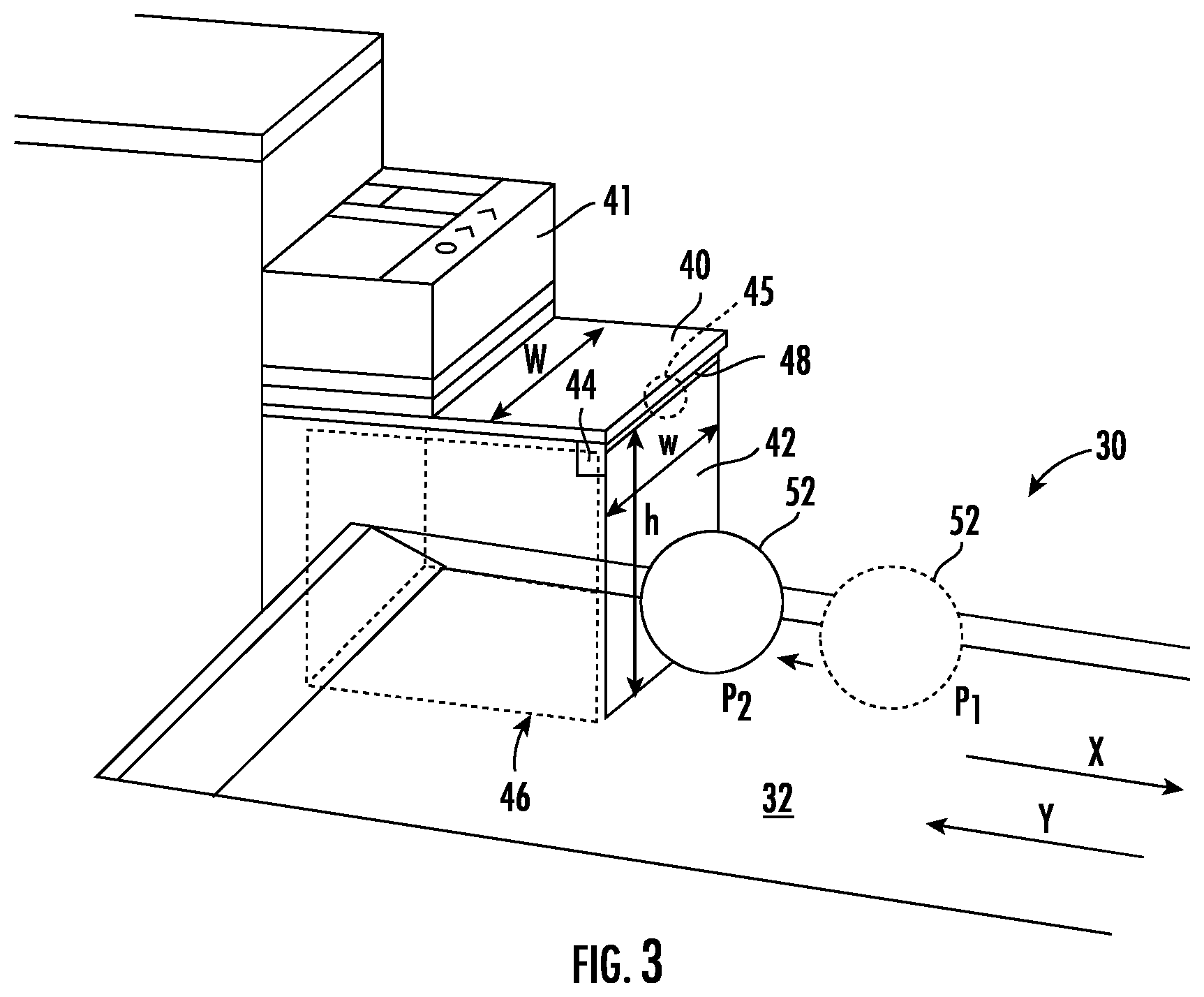 Patent US12297051 Figure 3 – Conveyor safety shield for point-of-sale system