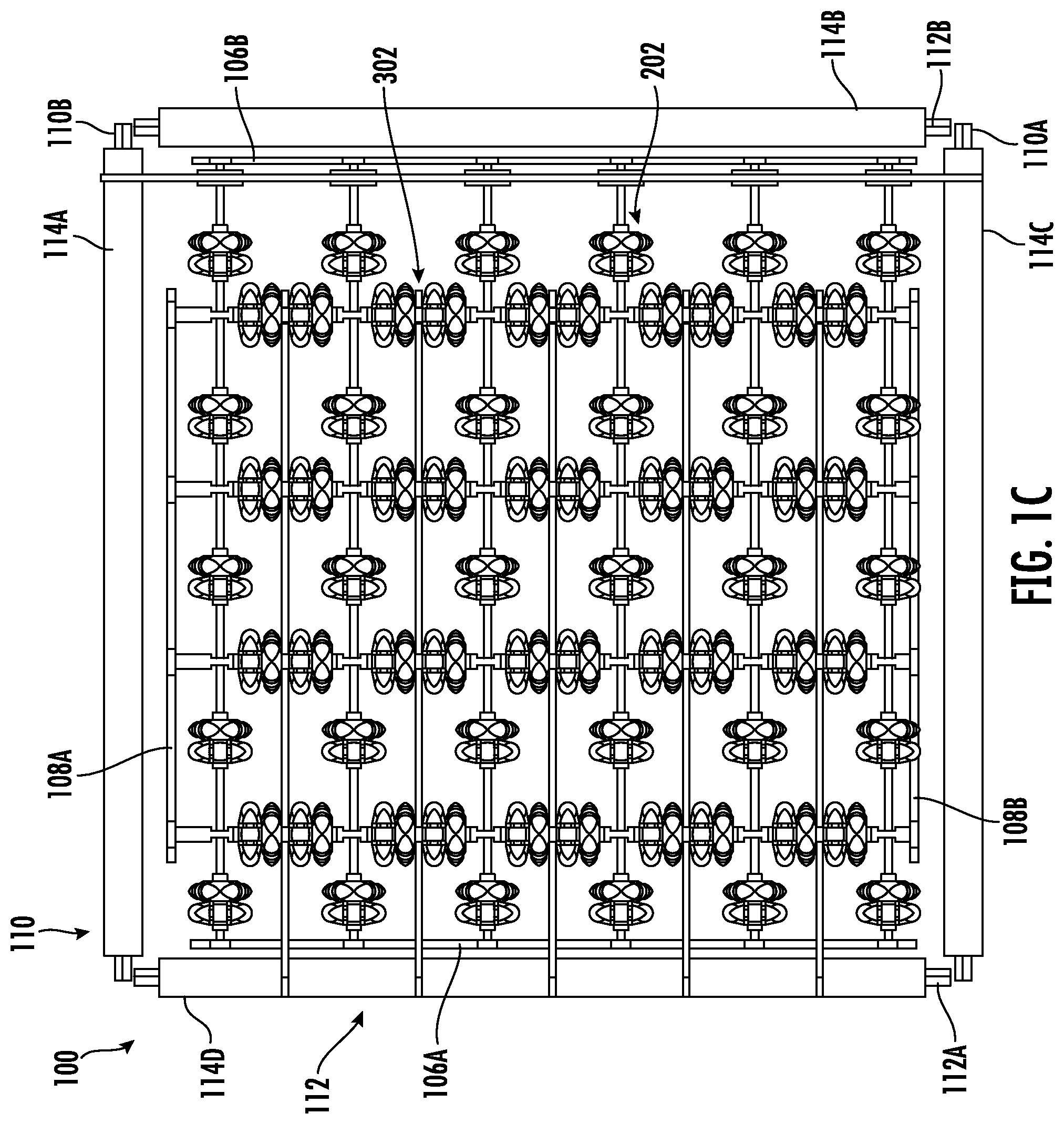 Patent US12297053 Figure 3 – Multi shaft transport systems, apparatuses, and methods
