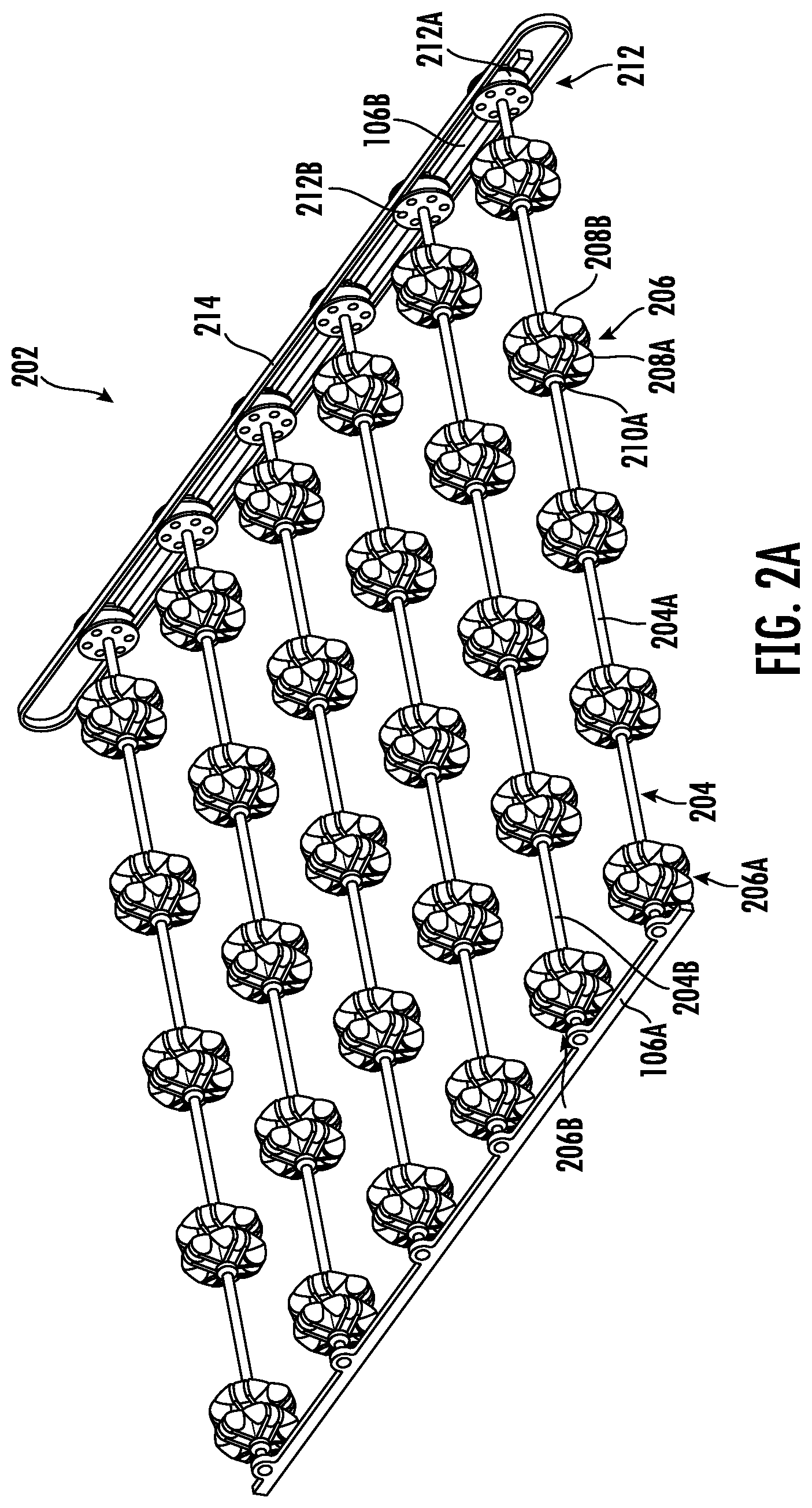 Patent US12297053 Figure 5 – Multi shaft transport systems, apparatuses, and methods