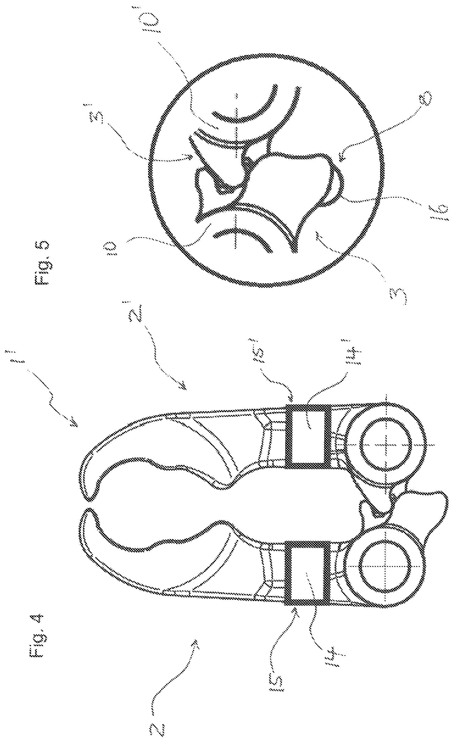 Patent US12297055 Figure 3 – Gripping device for gripping, retaining and guiding containers, and transporting apparatus having such a gripping device