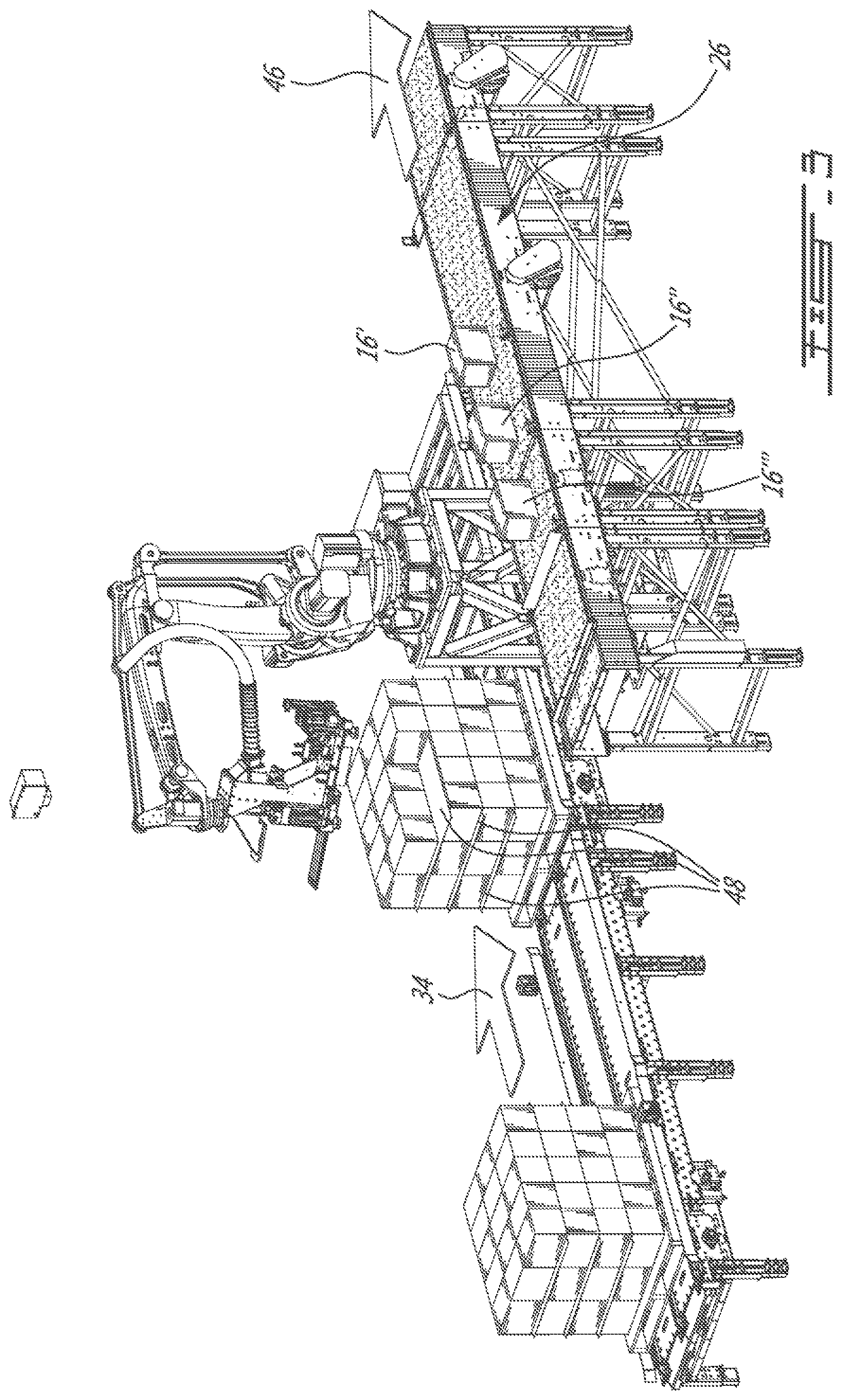 Patent US12297058 Figure 3 – Vision-assisted robotized depalletizer