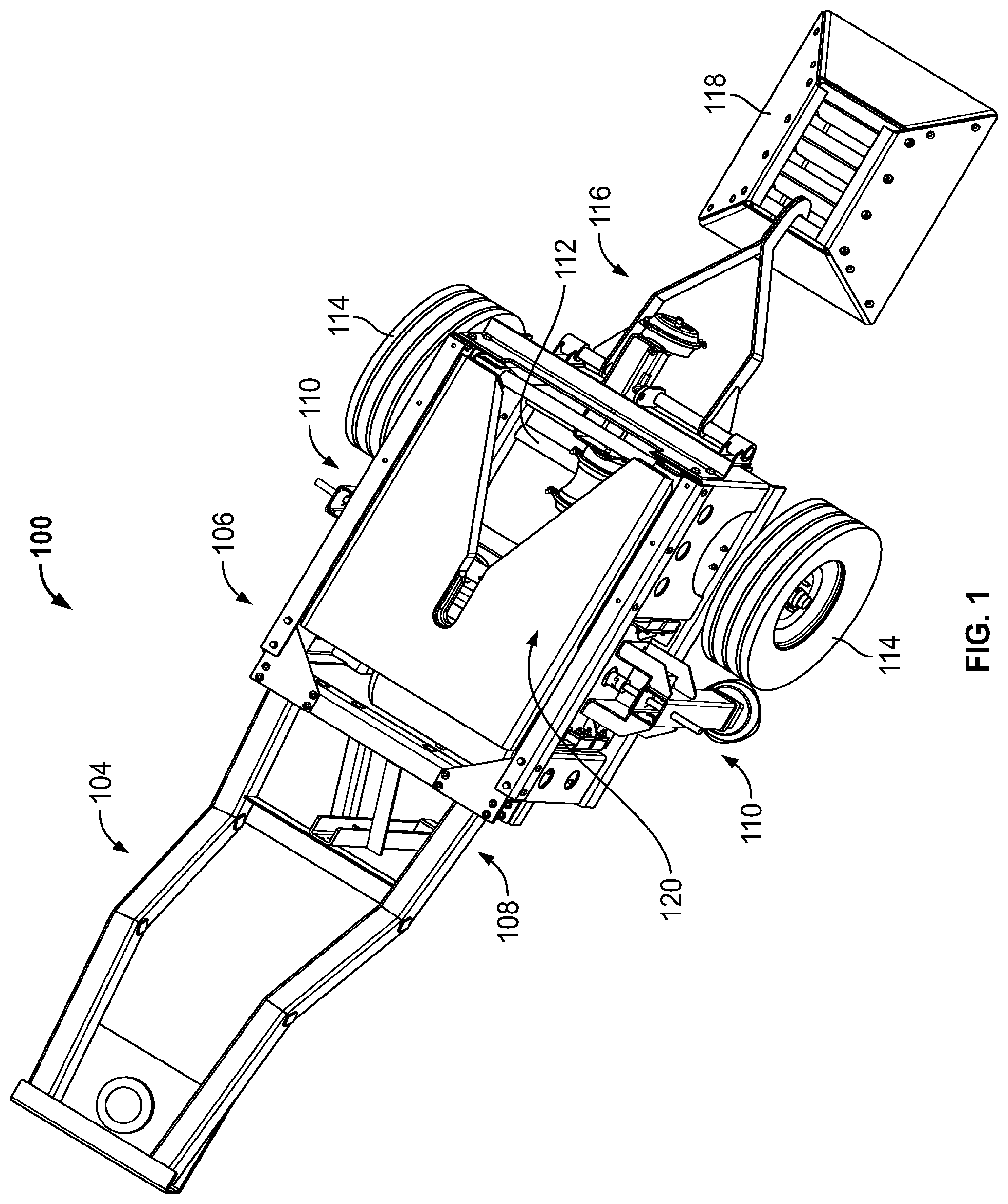 Patent US12297061 Figure 1 – Trailer stabilizer