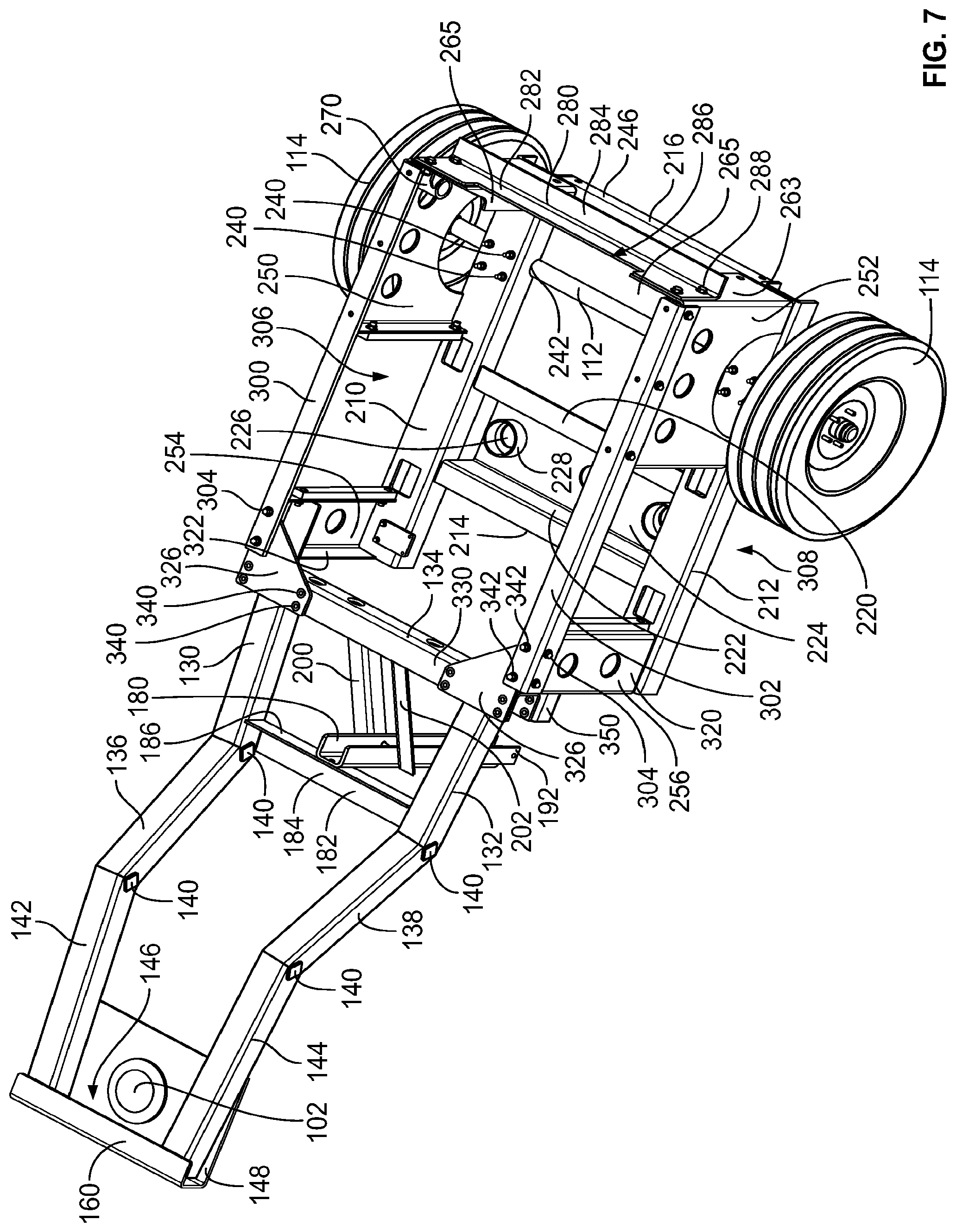 Patent US12297061 Figure 7 – Trailer stabilizer