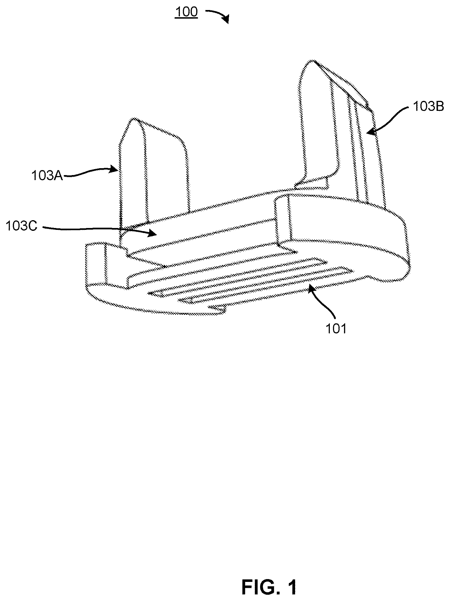 Patent US12297066 Figure 1 – Ergonomic tape holder and method of use thereof