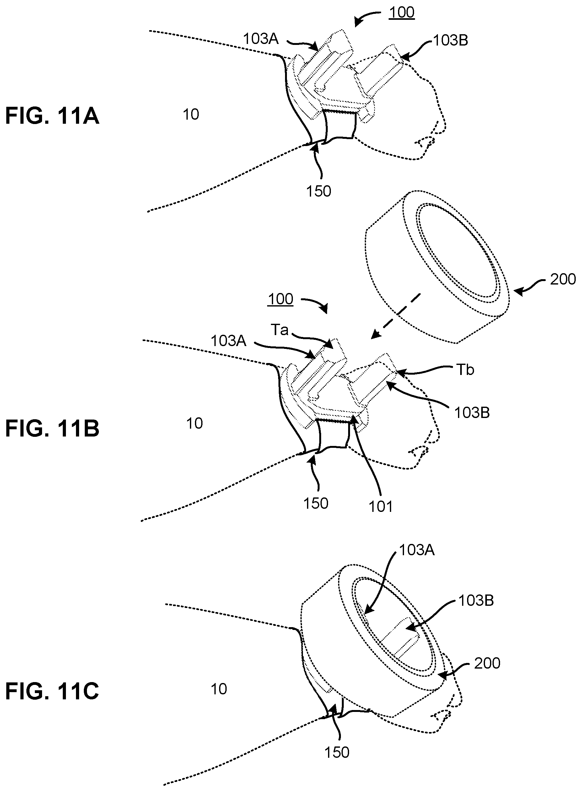 Patent US12297066 Figure 11 – Ergonomic tape holder and method of use thereof