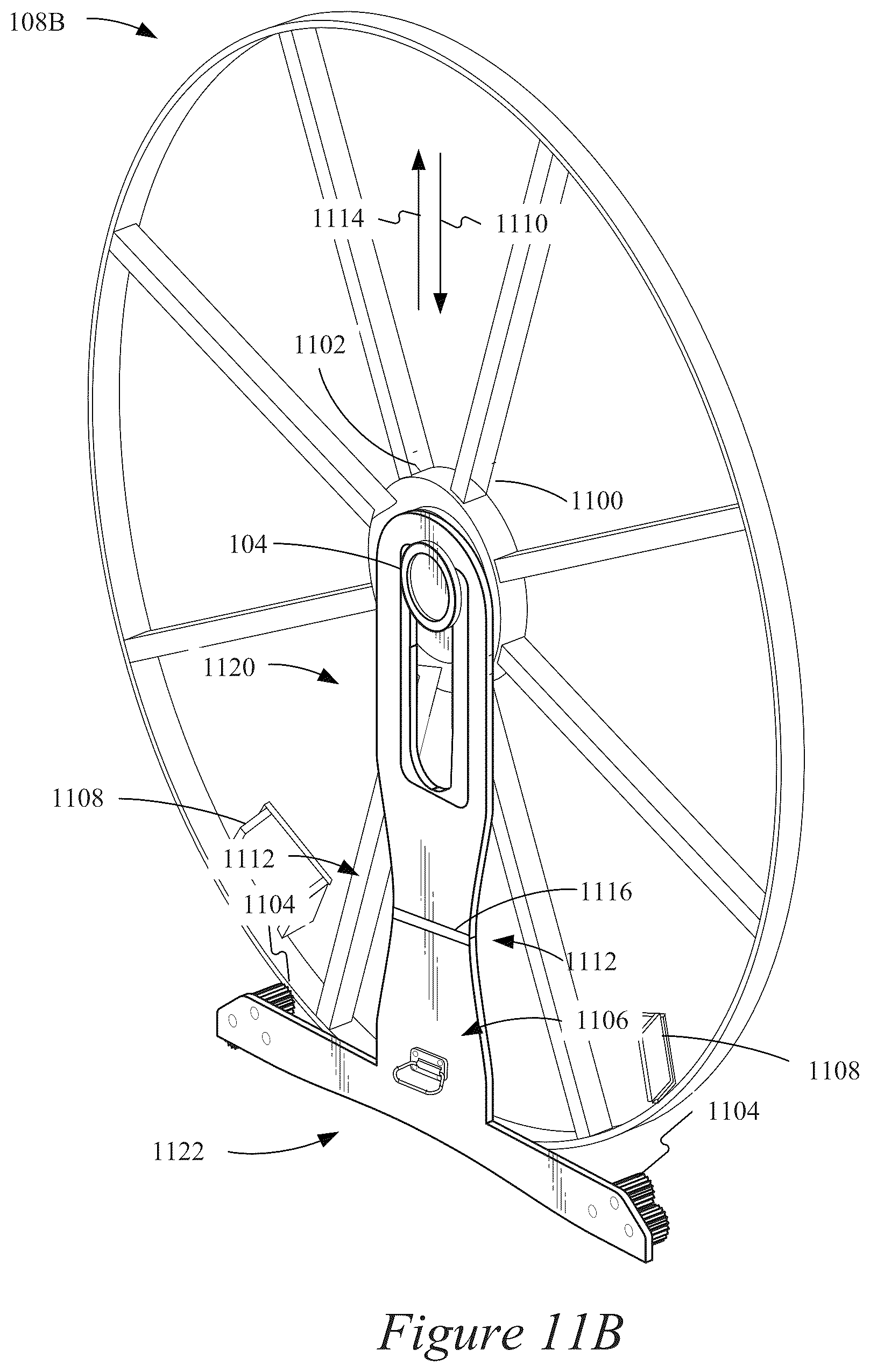 Patent US12297070 Figure 16 – Rotatable cable reel