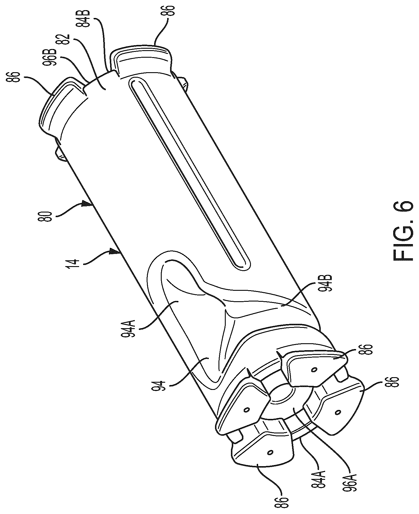 Patent US12297071 Figure 6 – Hose reel accumulator drum