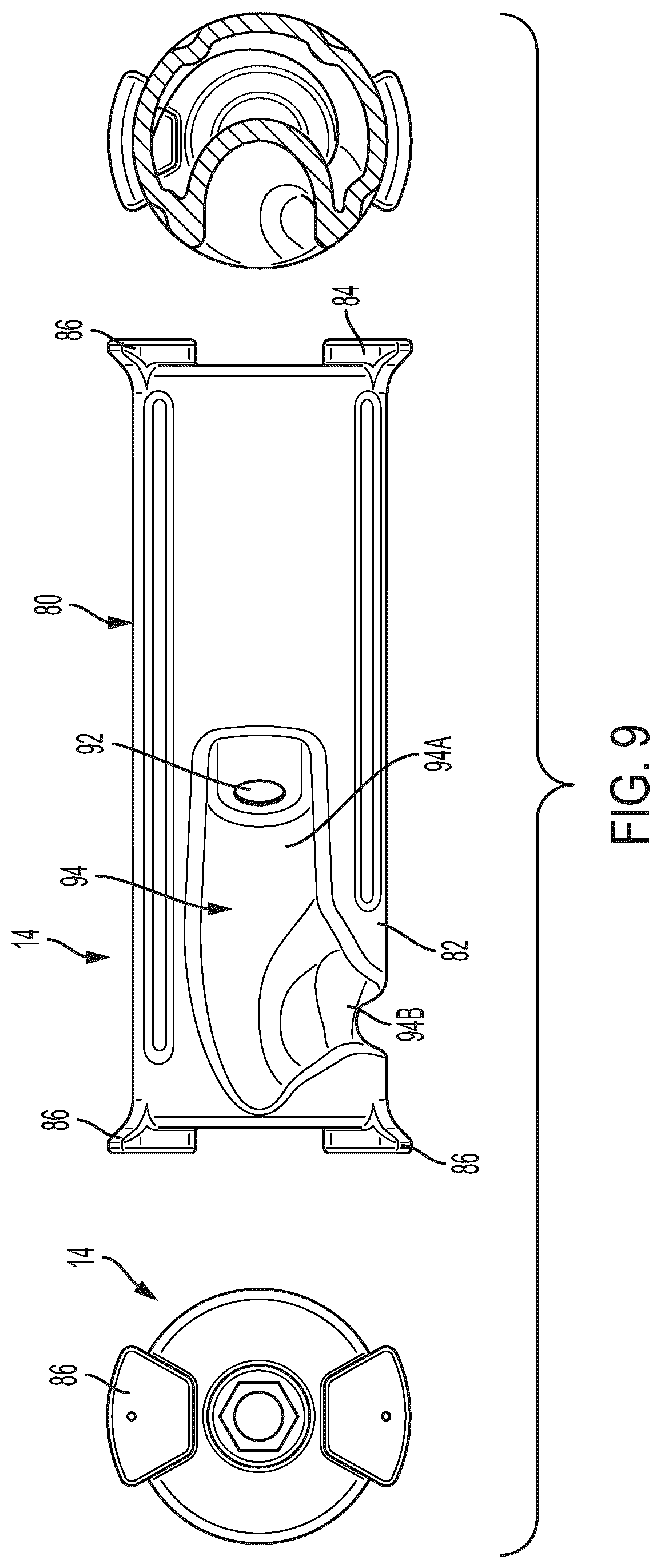 Patent US12297071 Figure 9 – Hose reel accumulator drum