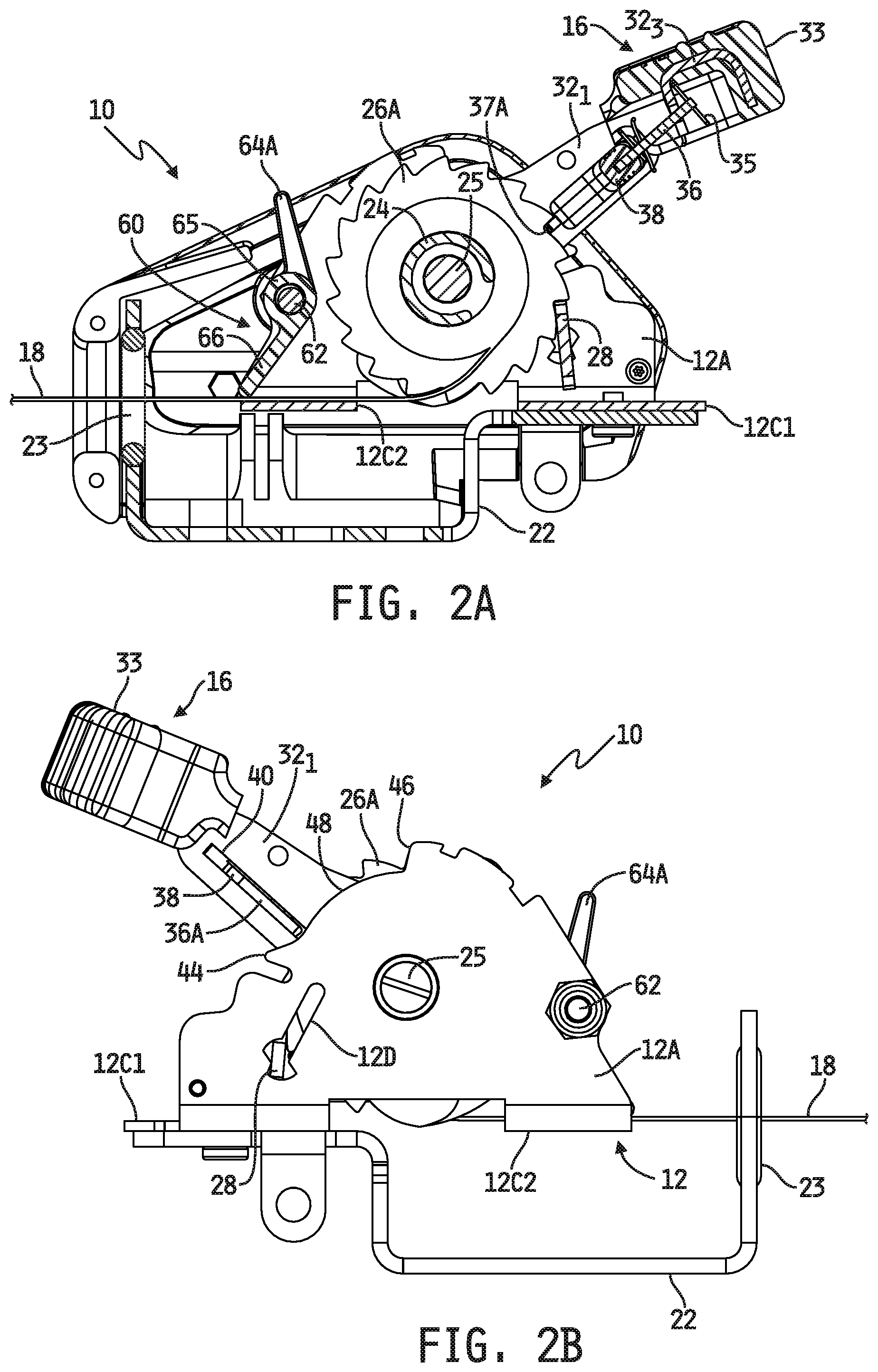 Patent US12297072 Figure 4 – Web retractor including web take-up prevention apparatus