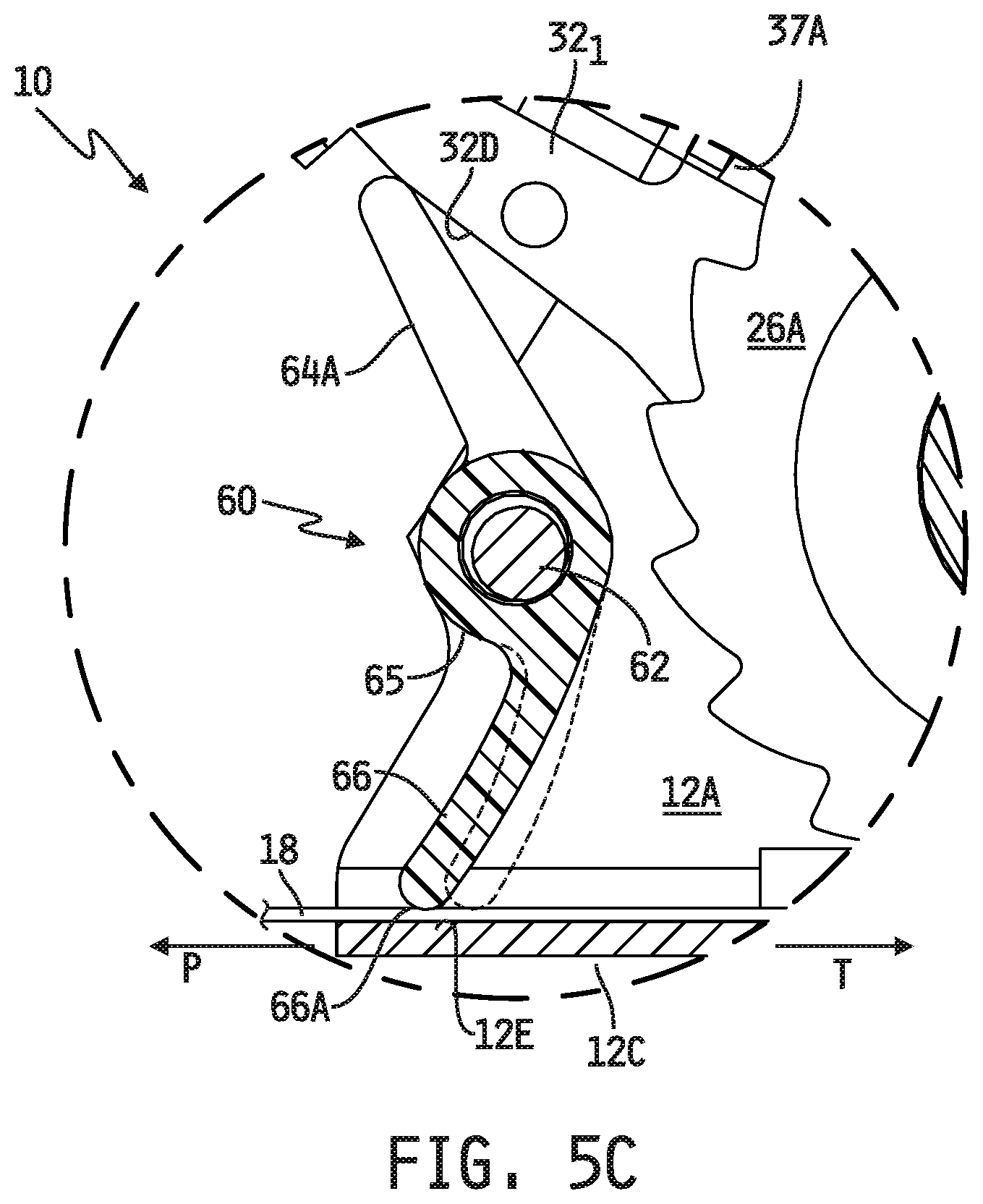 Patent US12297072 Figure 8 – Web retractor including web take-up prevention apparatus