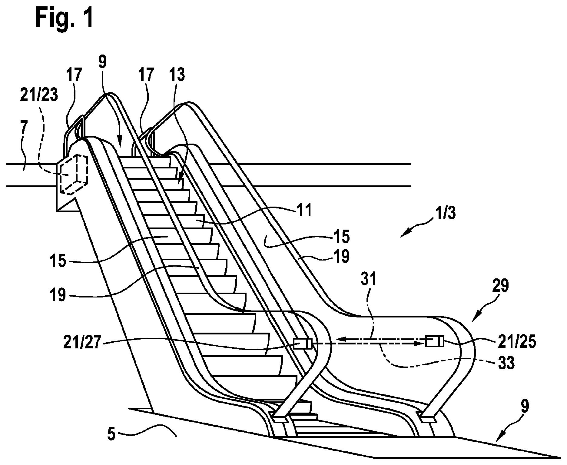 Patent US12297075 Figure 1 – Registration of users of a passenger transport system