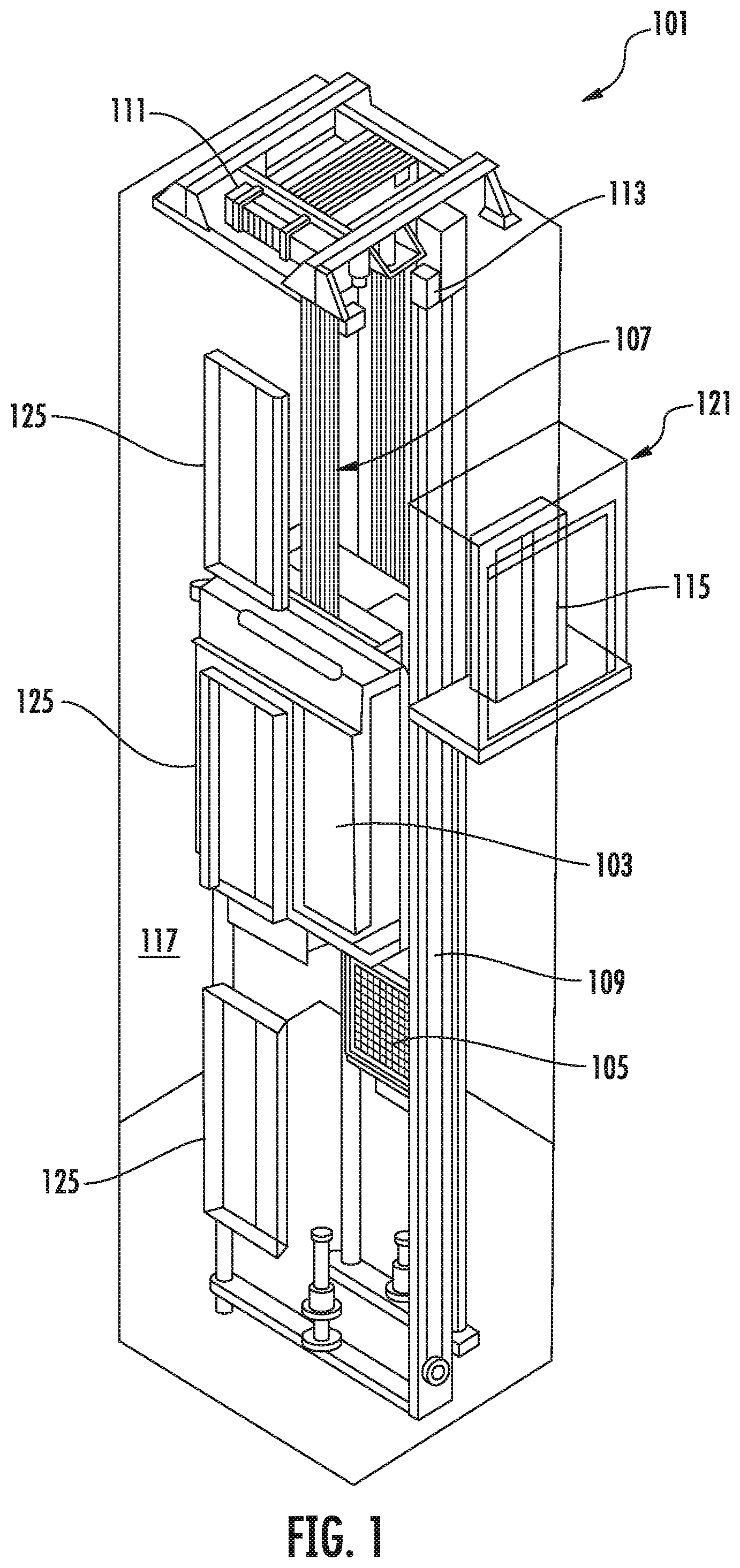 Patent US12297079 Figure 1 – Roller speed sensor with magnets and sensors