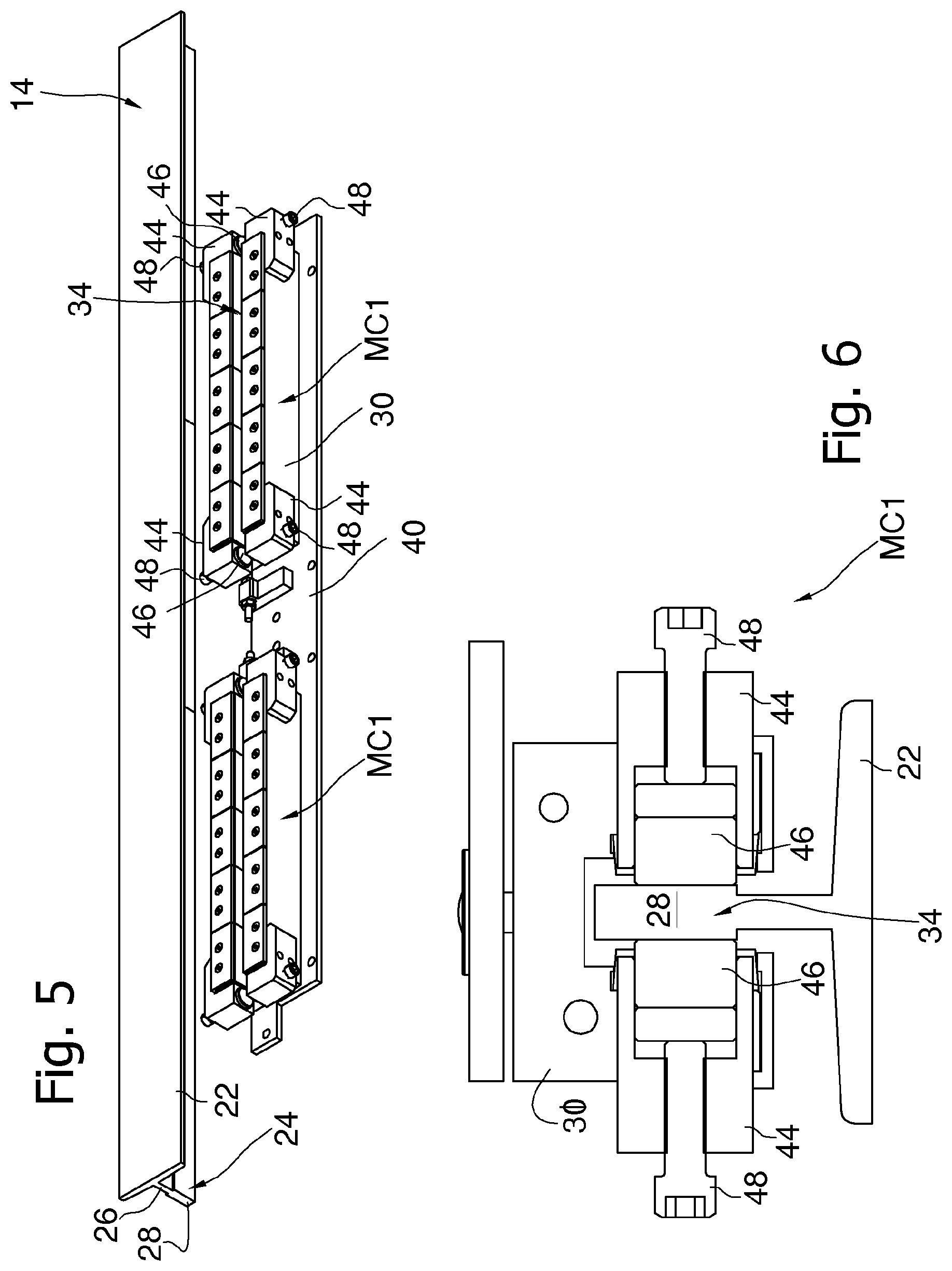 Patent US12297082 Figure 2 – Transport system for an elevator or lift
