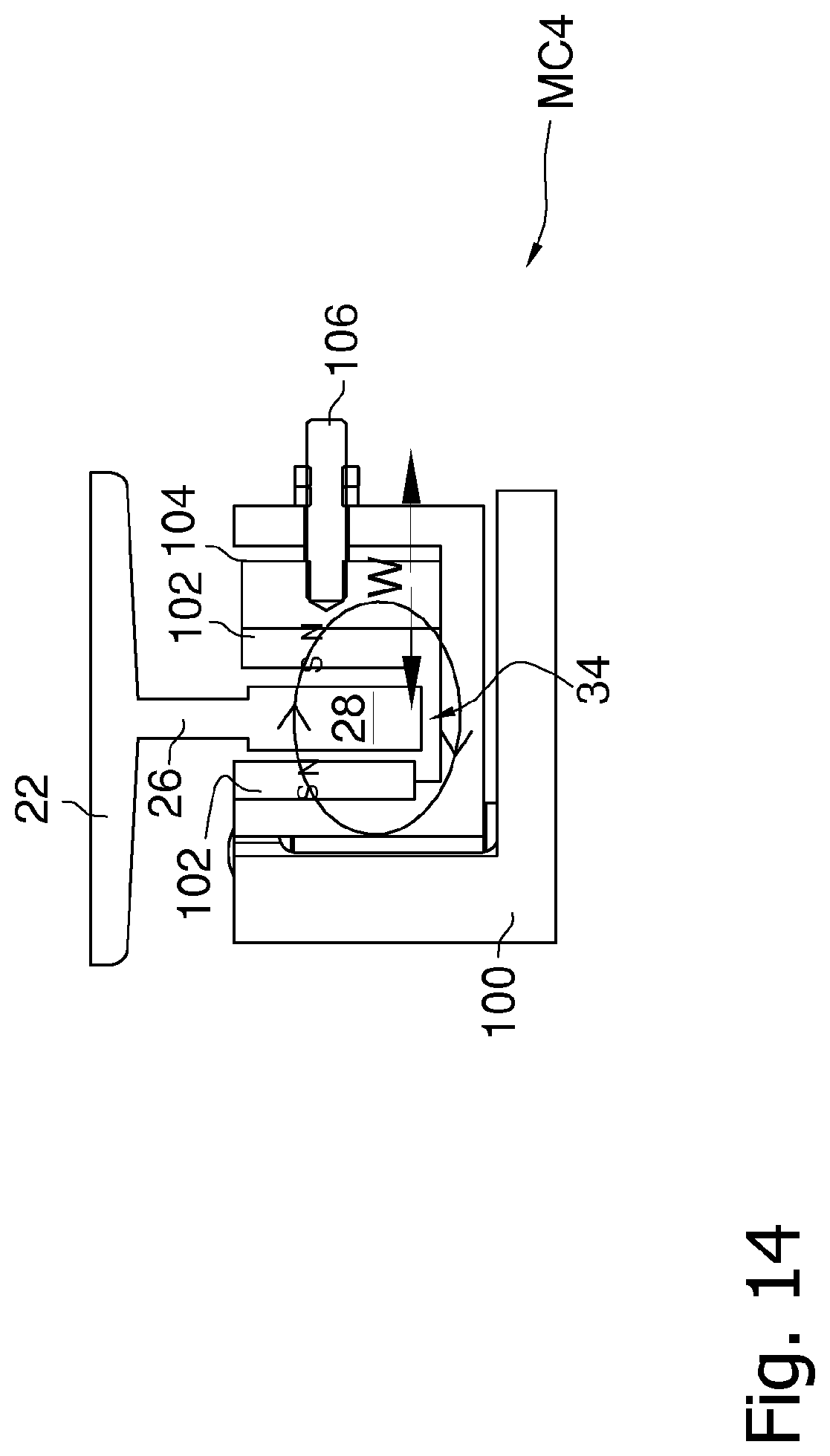 Patent US12297082 Figure 7 – Transport system for an elevator or lift