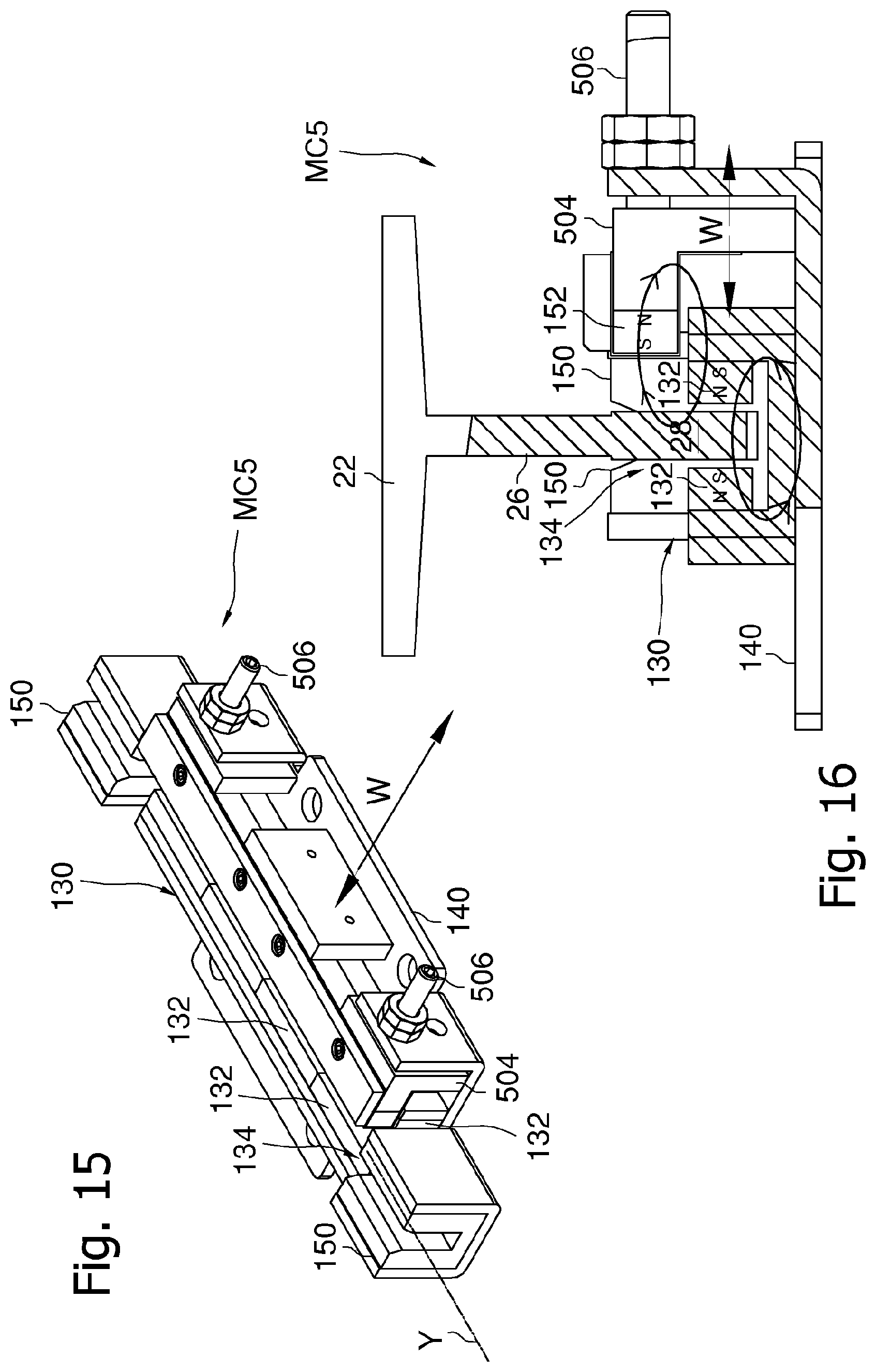 Patent US12297082 Figure 8 – Transport system for an elevator or lift