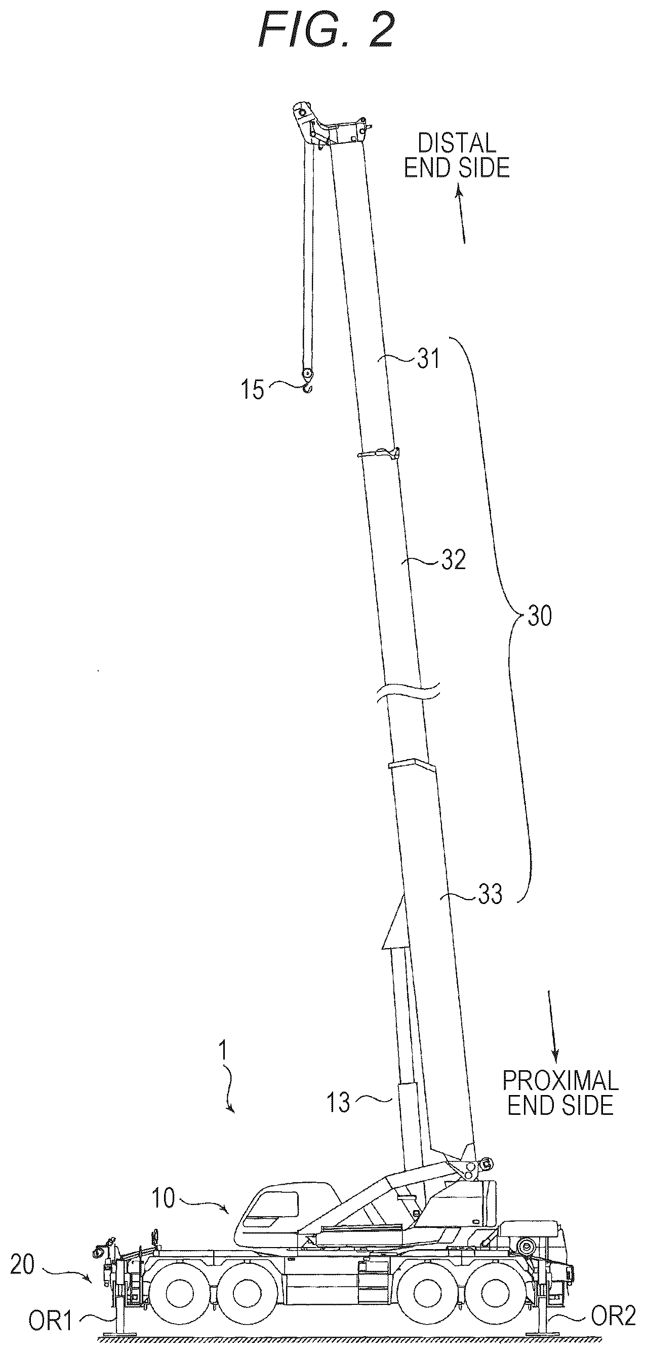 Patent US12297085 Figure 2 – Work machine