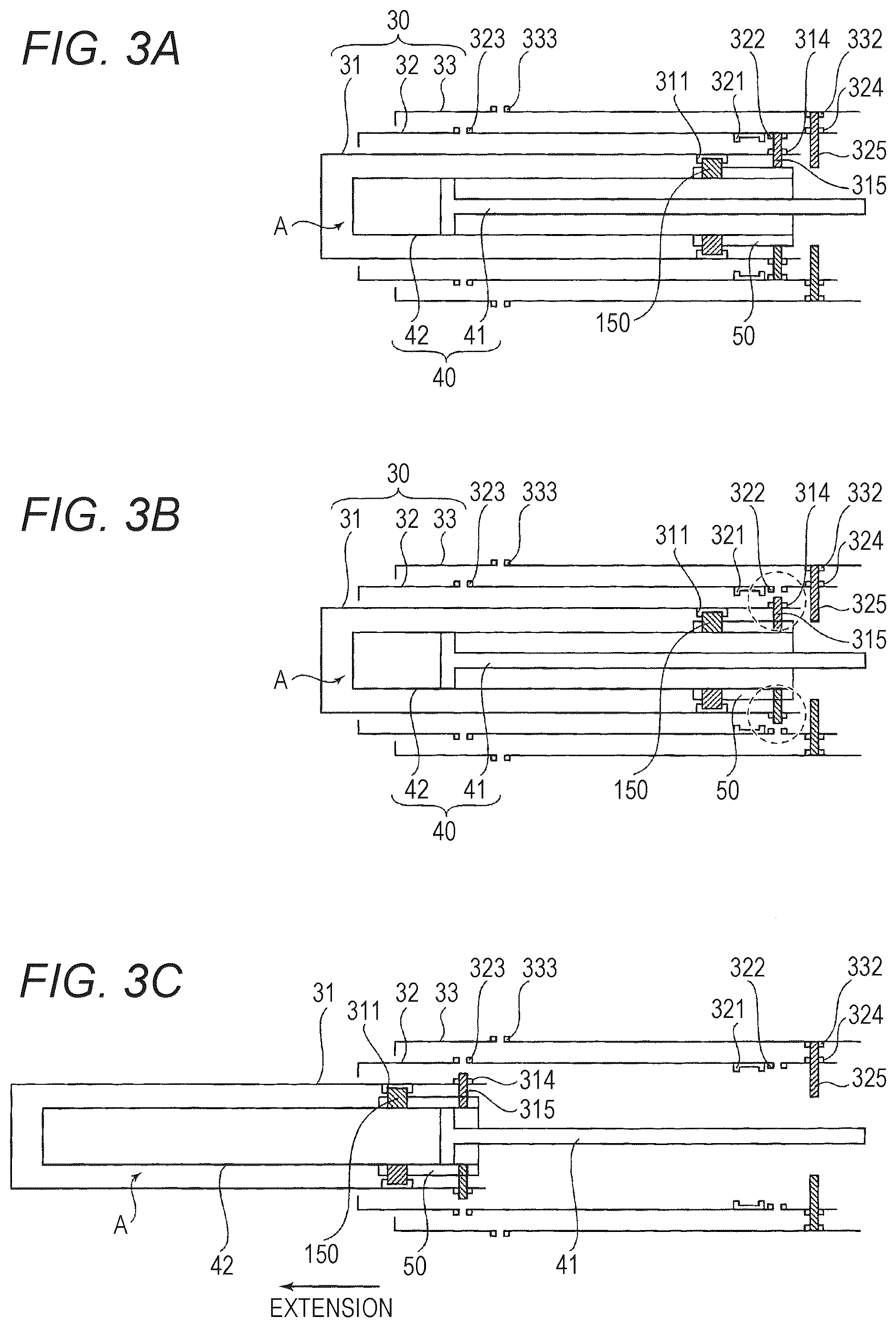 Patent US12297085 Figure 3 – Work machine