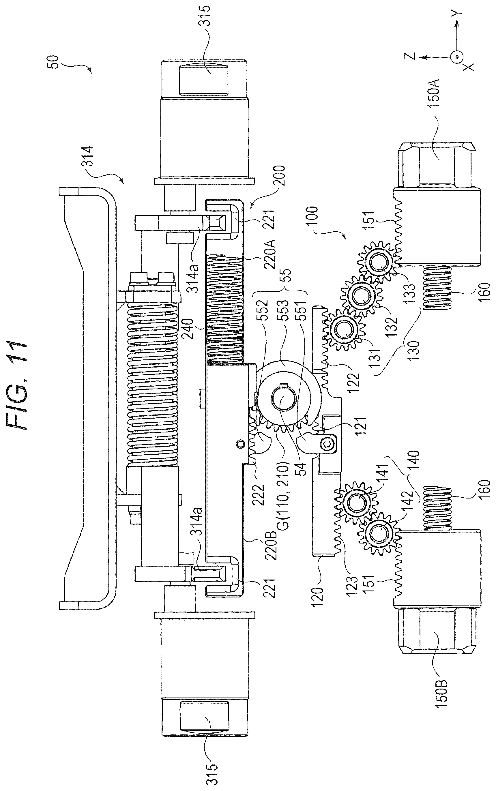 Patent US12297085 Figure 9 – Work machine