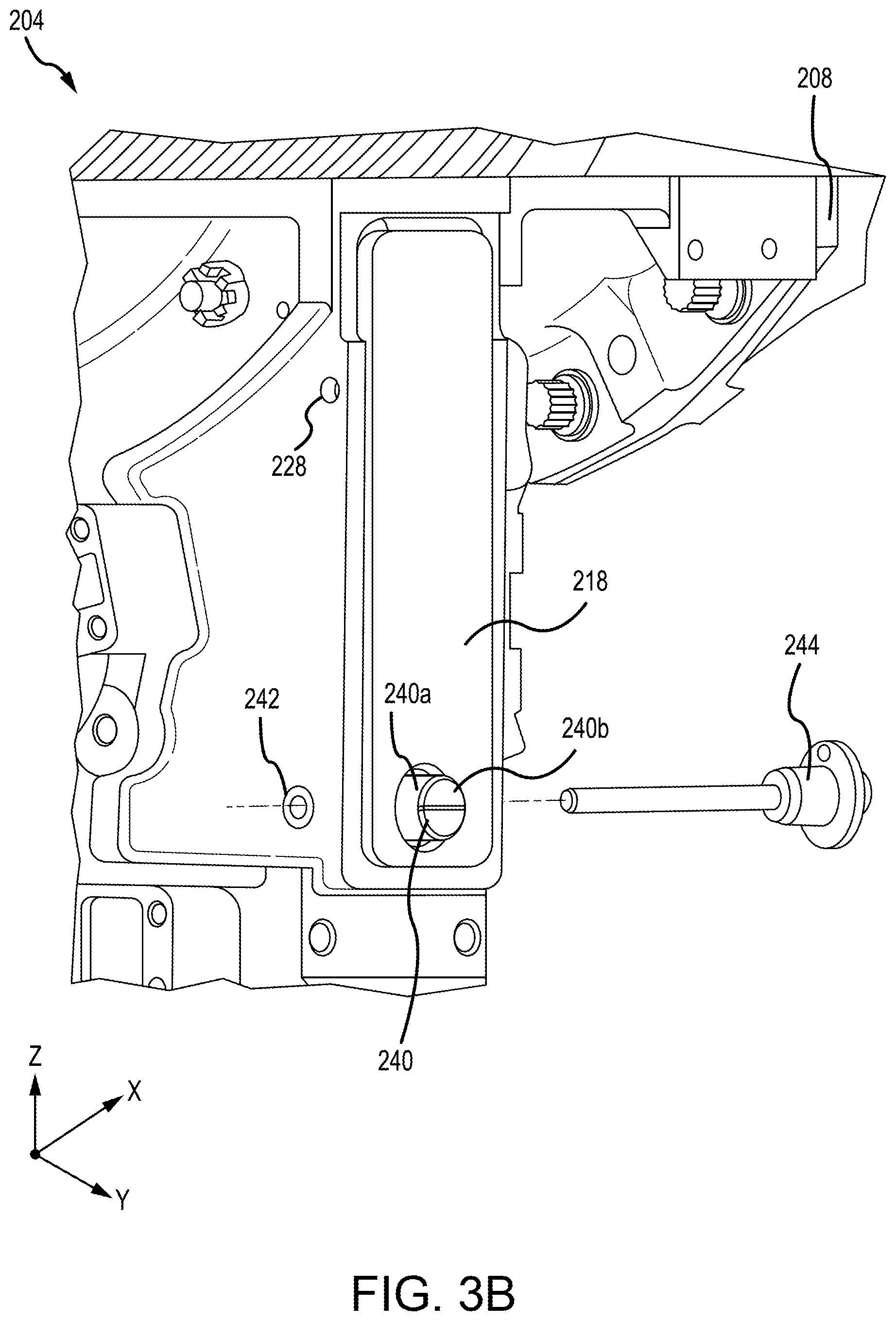 Patent US12297086 Figure 5 – Cable follower lifting lever