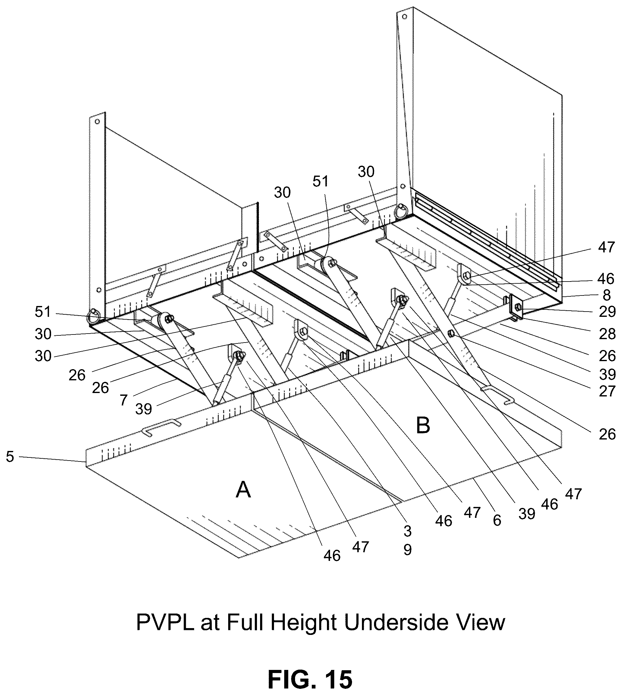 Patent US12297088 Figure 15 – Portable vertical platform lift
