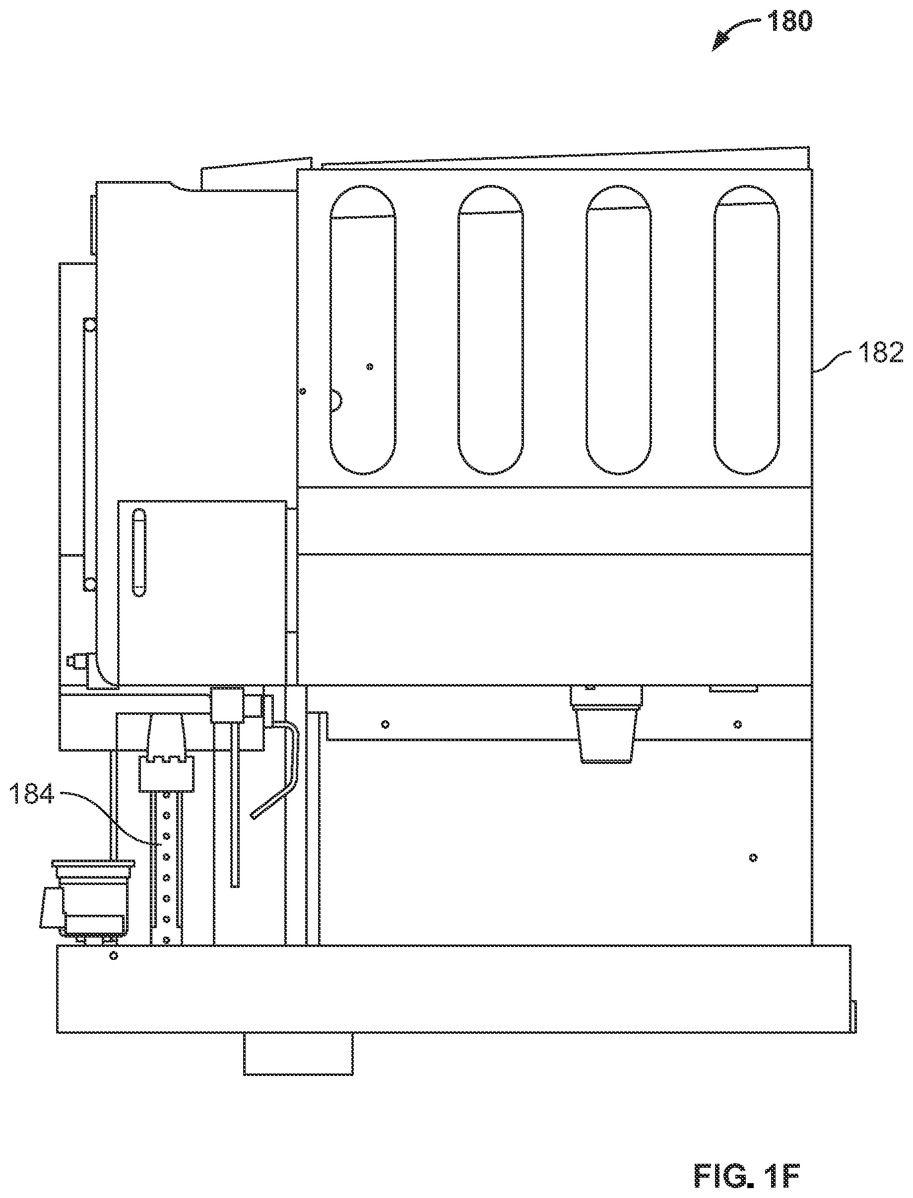 Patent US12297093 Figure 6 – Automated beverage dispensing system