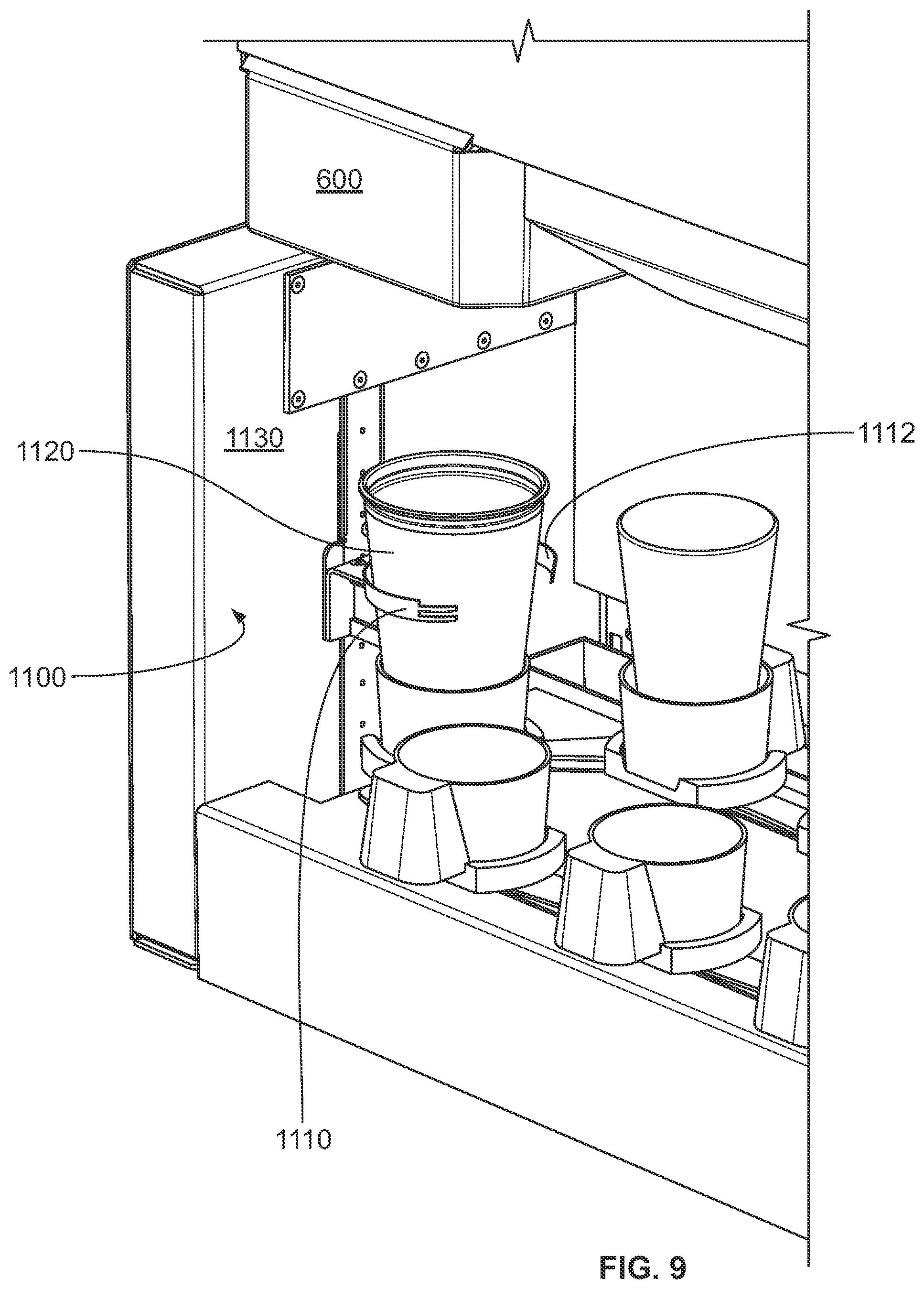 Patent US12297093 Figure 18 – Automated beverage dispensing system