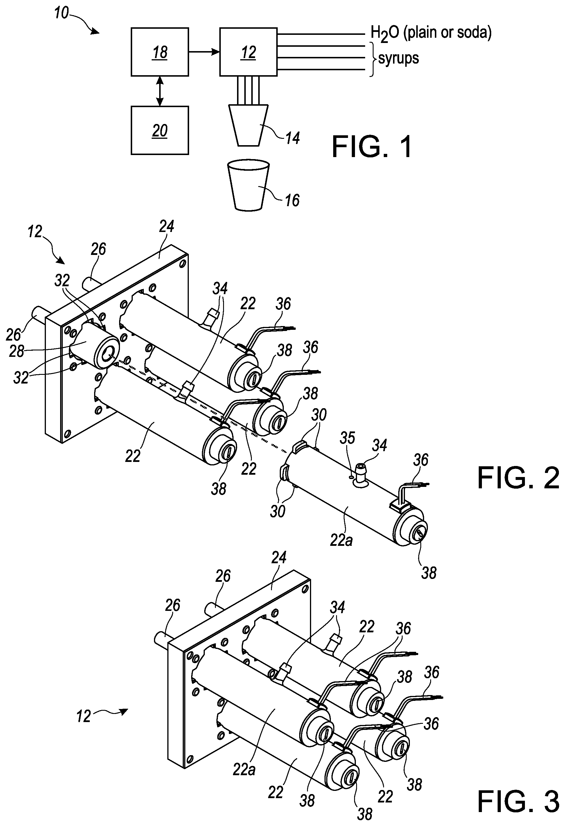 Patent US12297095 Figure 1 – Cartridge valve and system