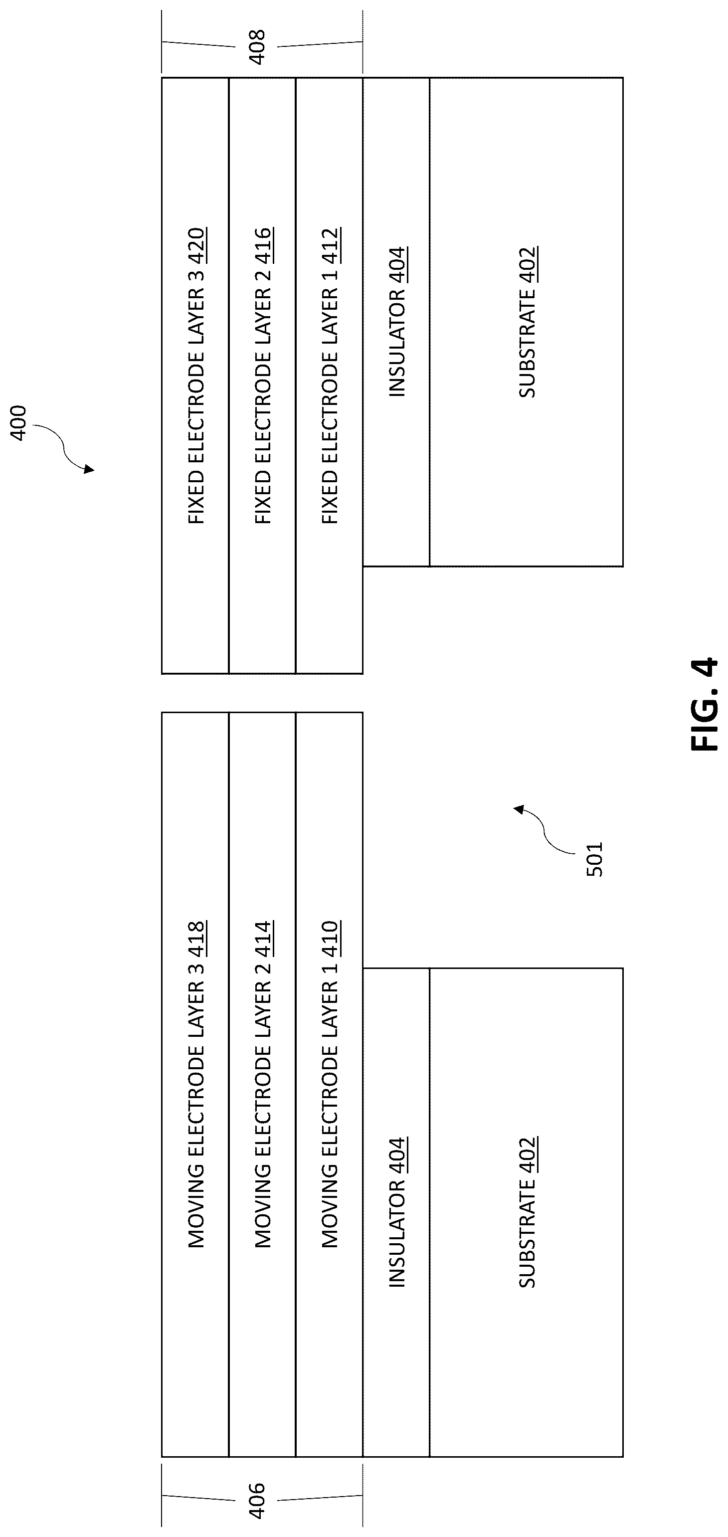 Patent US12297096 Figure 4 – MEMS transducer