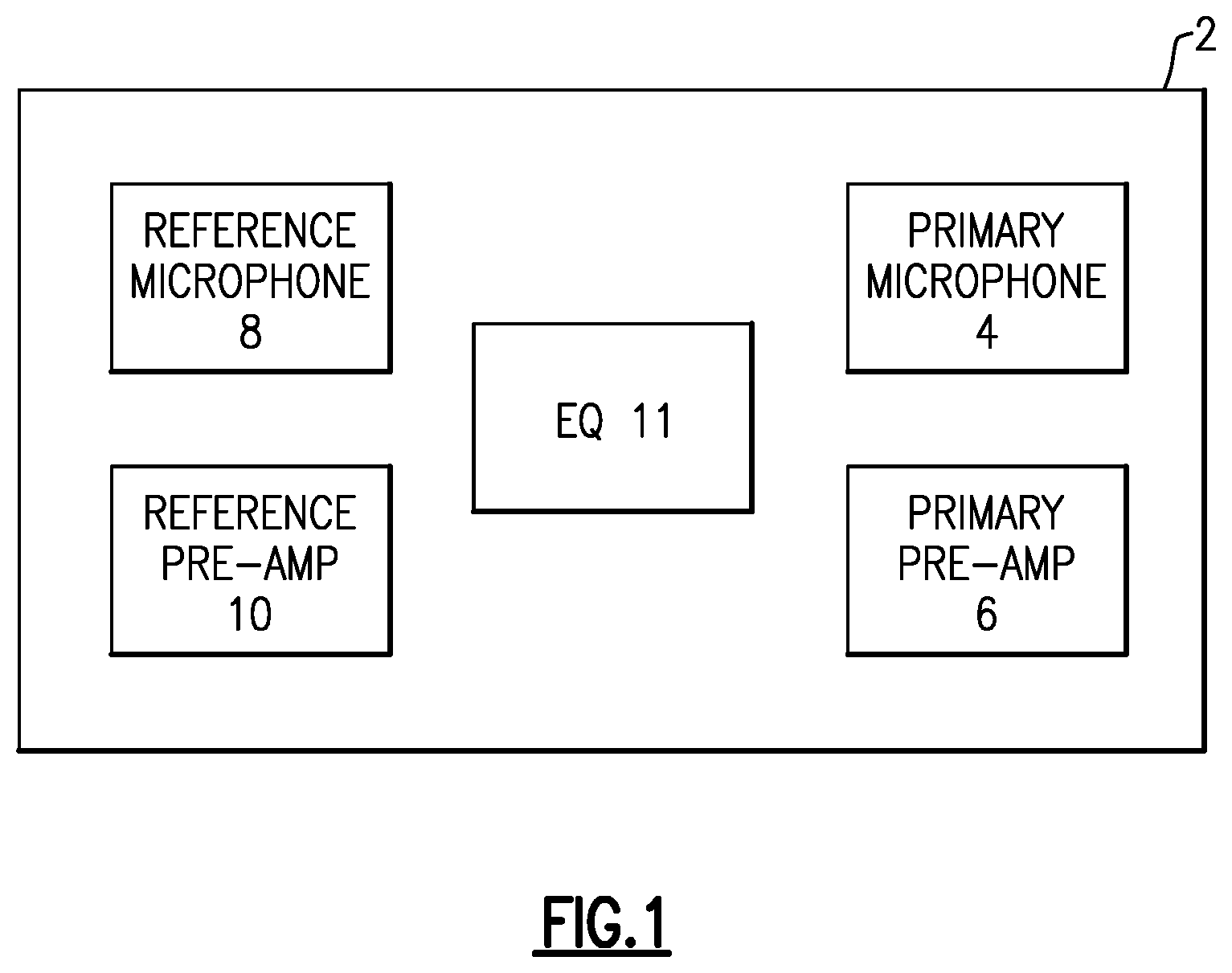 Patent US12297100 Figure 1 – Electronic acoustic devices, MEMS microphones, and equalization methods