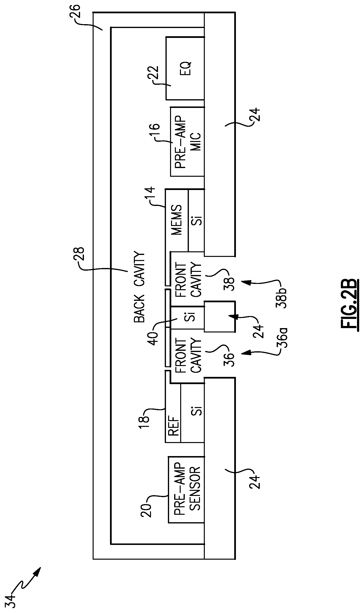 Patent US12297100 Figure 3 – Electronic acoustic devices, MEMS microphones, and equalization methods